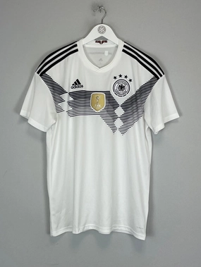 2018/19 GERMANY HOME SHIRT (L) ADIDAS Non Restrictive Silhouette Quick Cool Material
