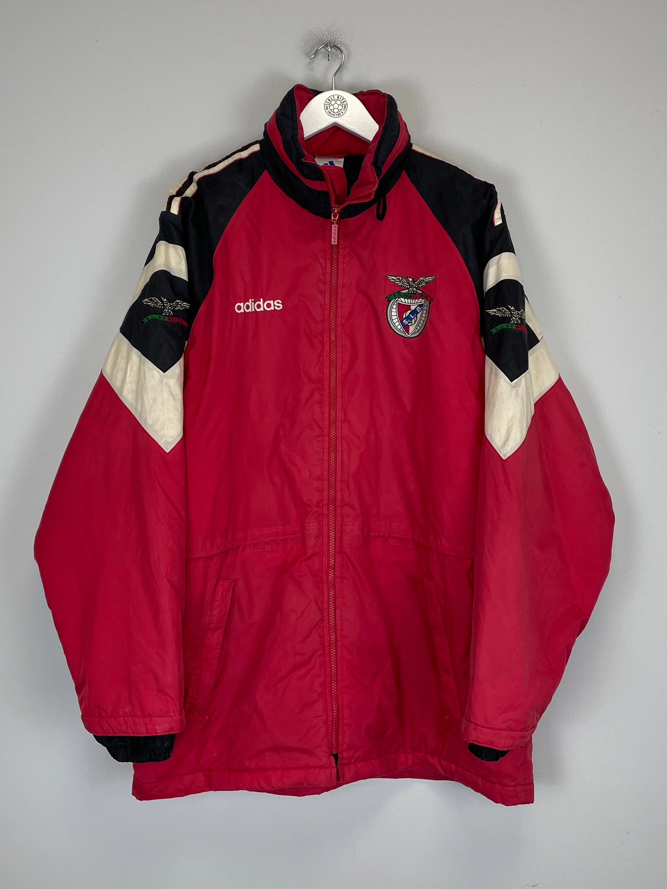 Wear-resistant fashion show venue 1997/98 BENFICA BENCH COAT (L) ADIDAS