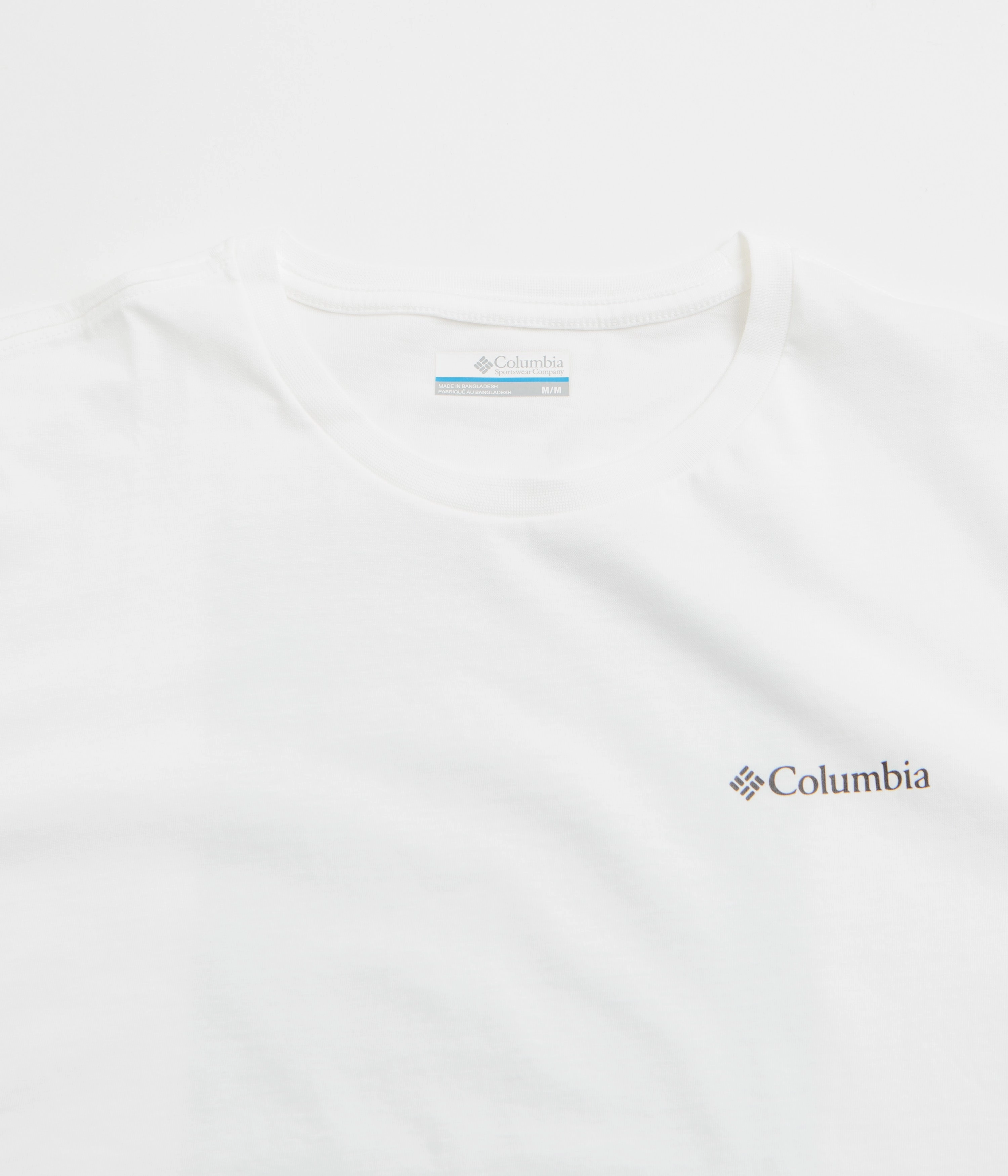 Columbia Barton Springs T-Shirt - White Thermoregulating Fabric Breathable Essentials