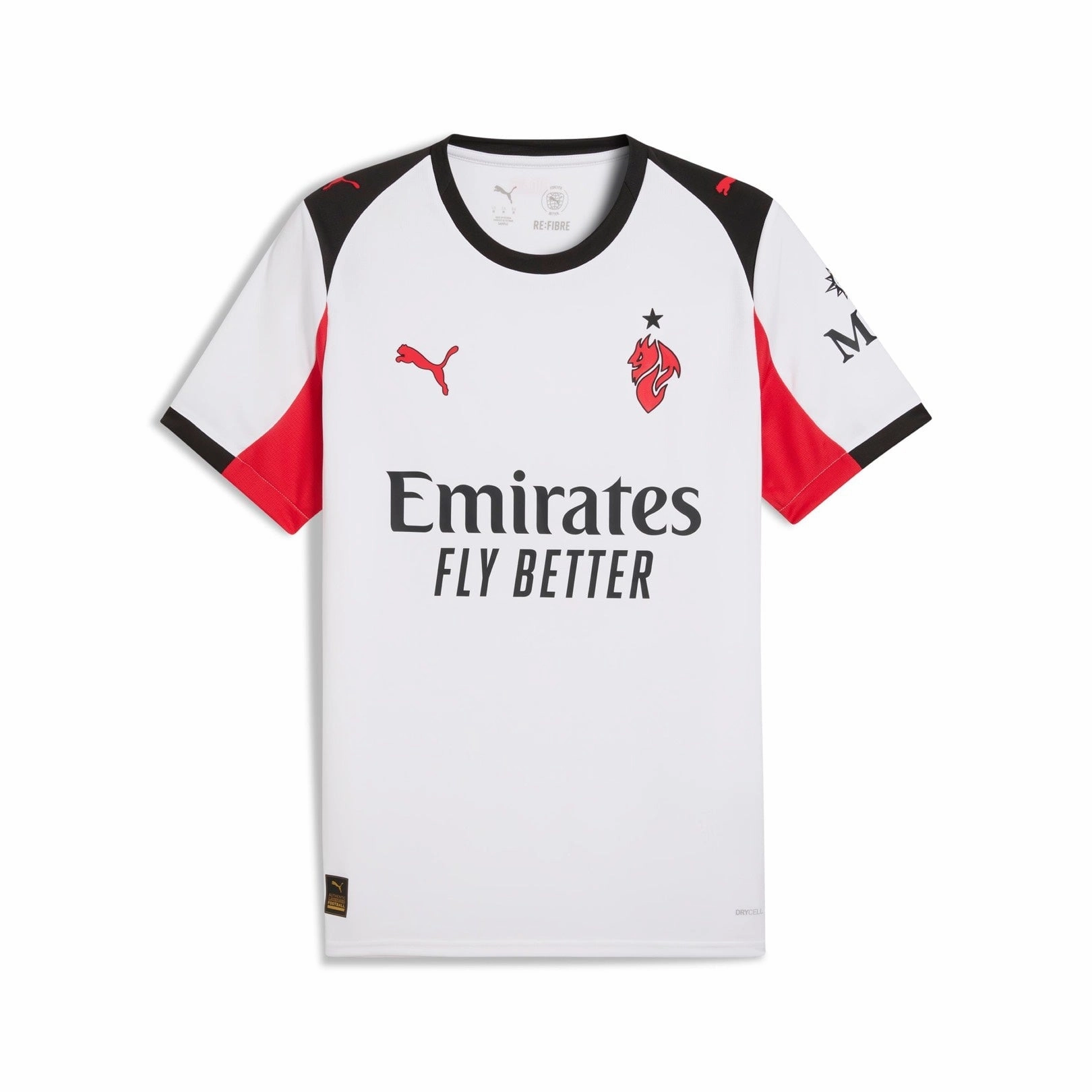 AC Milan 25/26 Away Jersey Breathable activewear Dynamic Fit Engineering