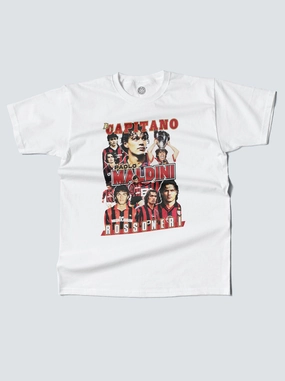 AC MILAN IL CAPITANO MALDINI BOOTLEG TEE Low Environmental Impact
