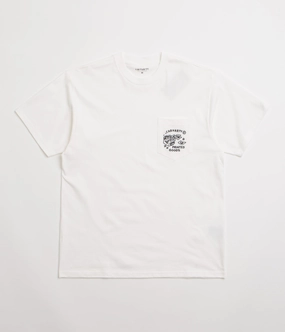 Carhartt Fragments Pocket T-Shirt - White / Black Day-to-Day Comfort