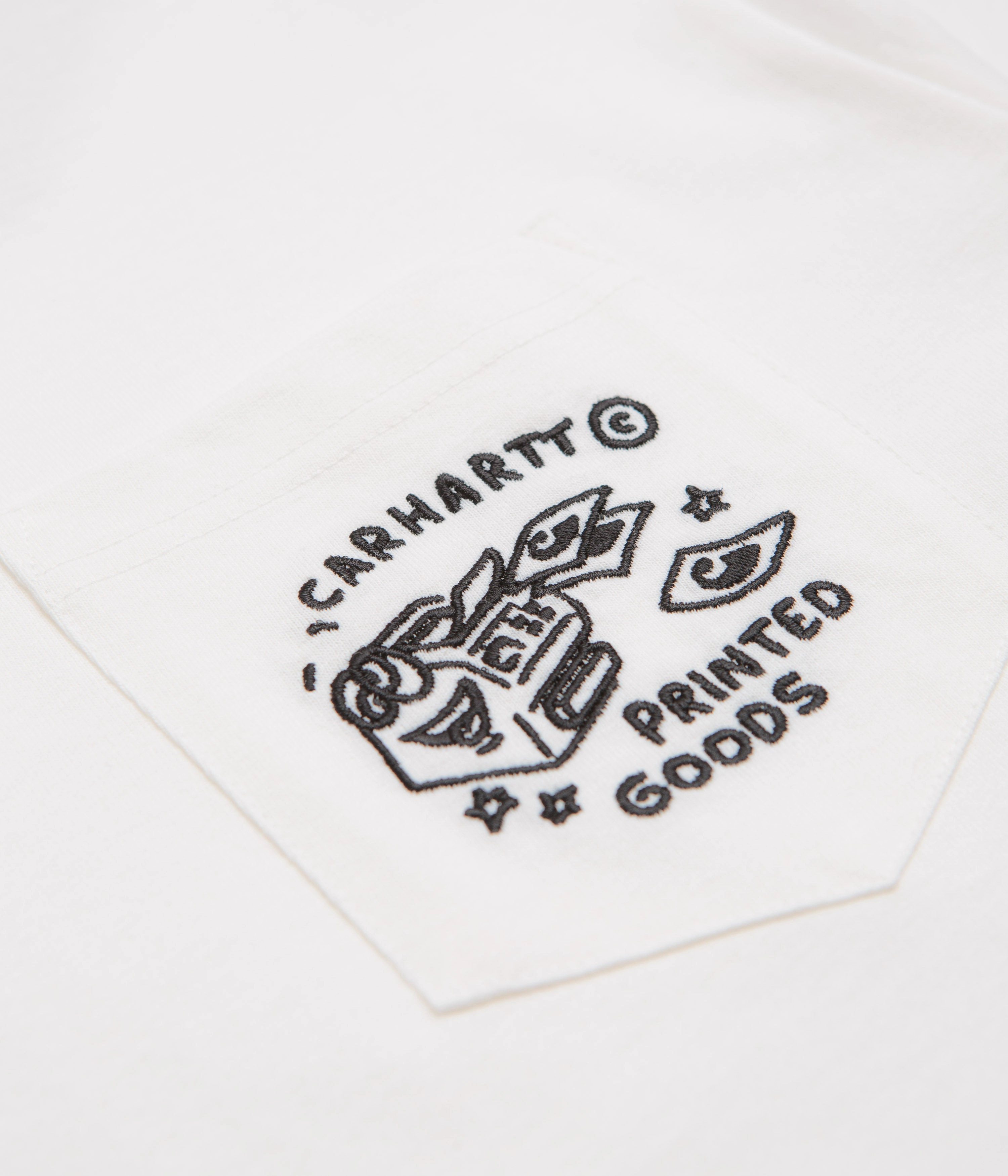 Perfect Comfort Carhartt Fragments Pocket T-Shirt - White / Black
