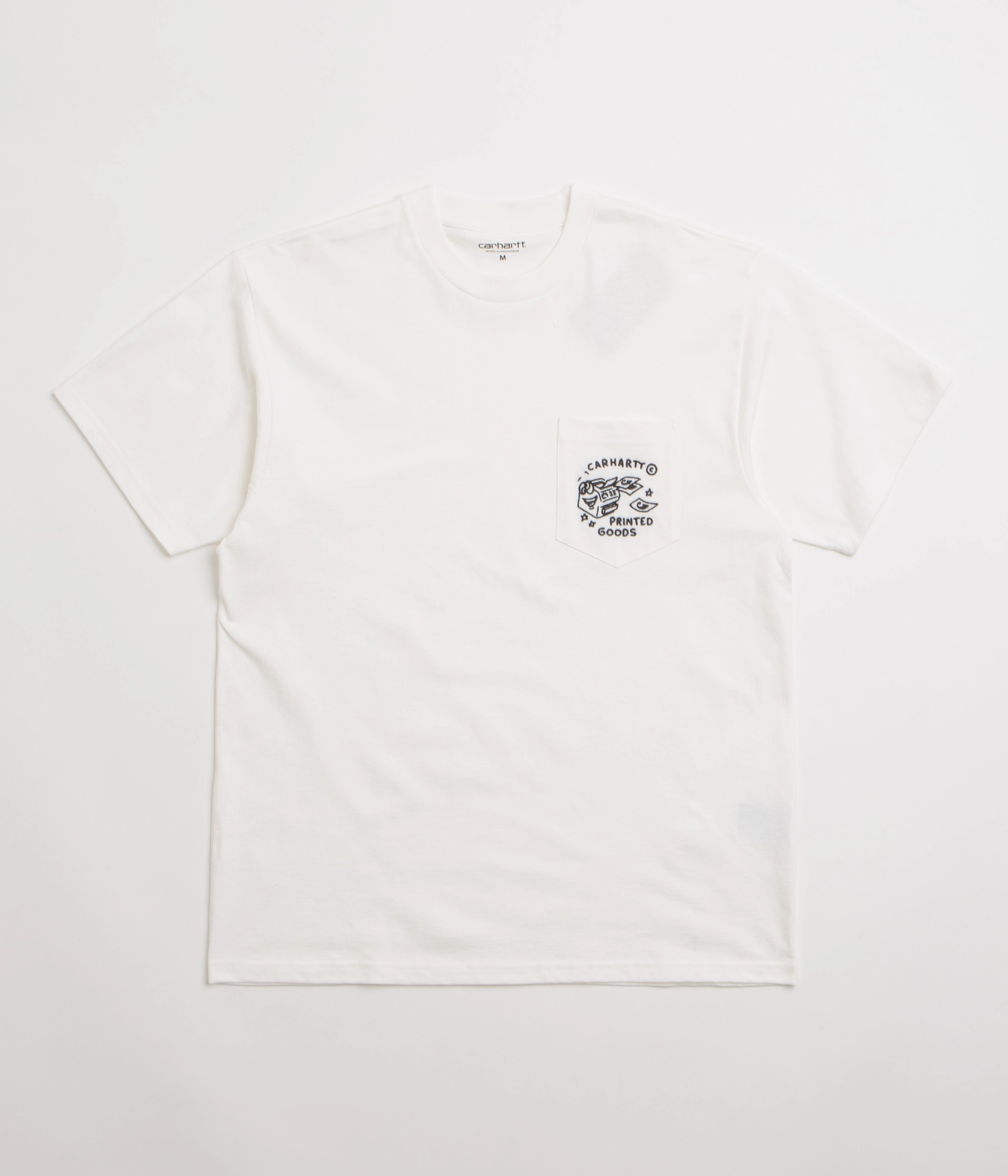 Carhartt Fragments Pocket T-Shirt - White / Black Day-to-Day Comfort