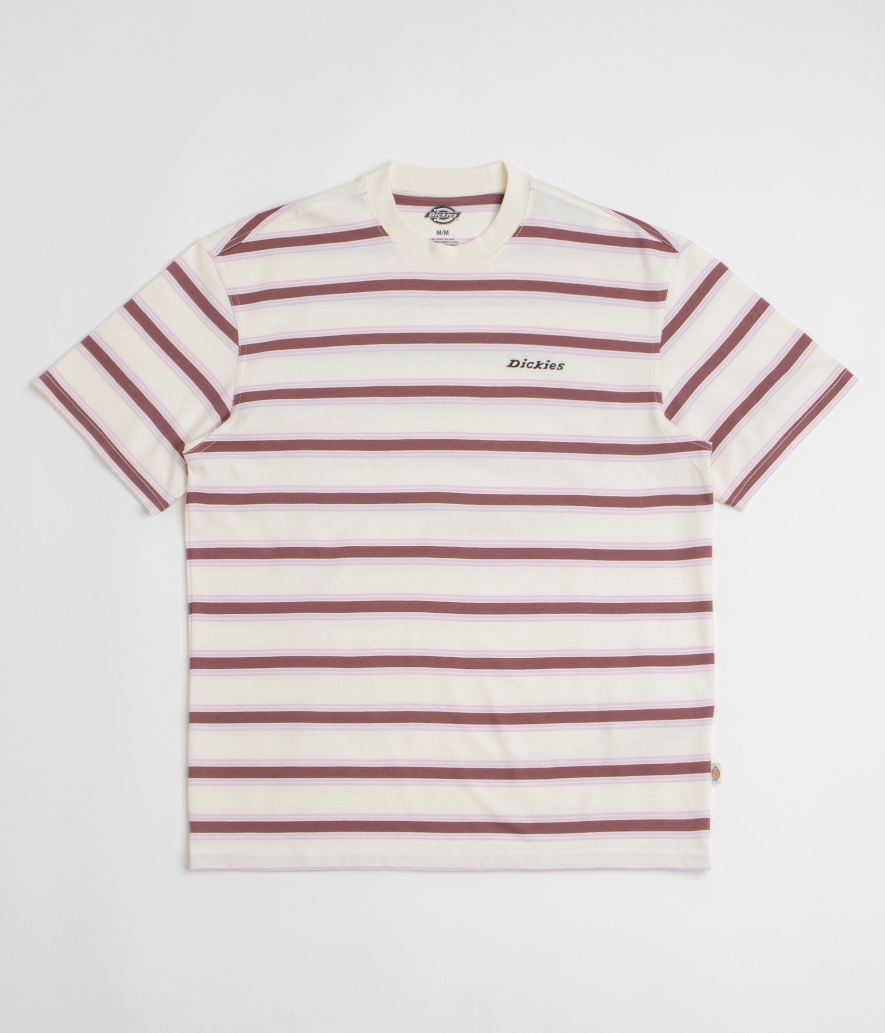 Adaptable Dickies York Stripe T-Shirt - Egret