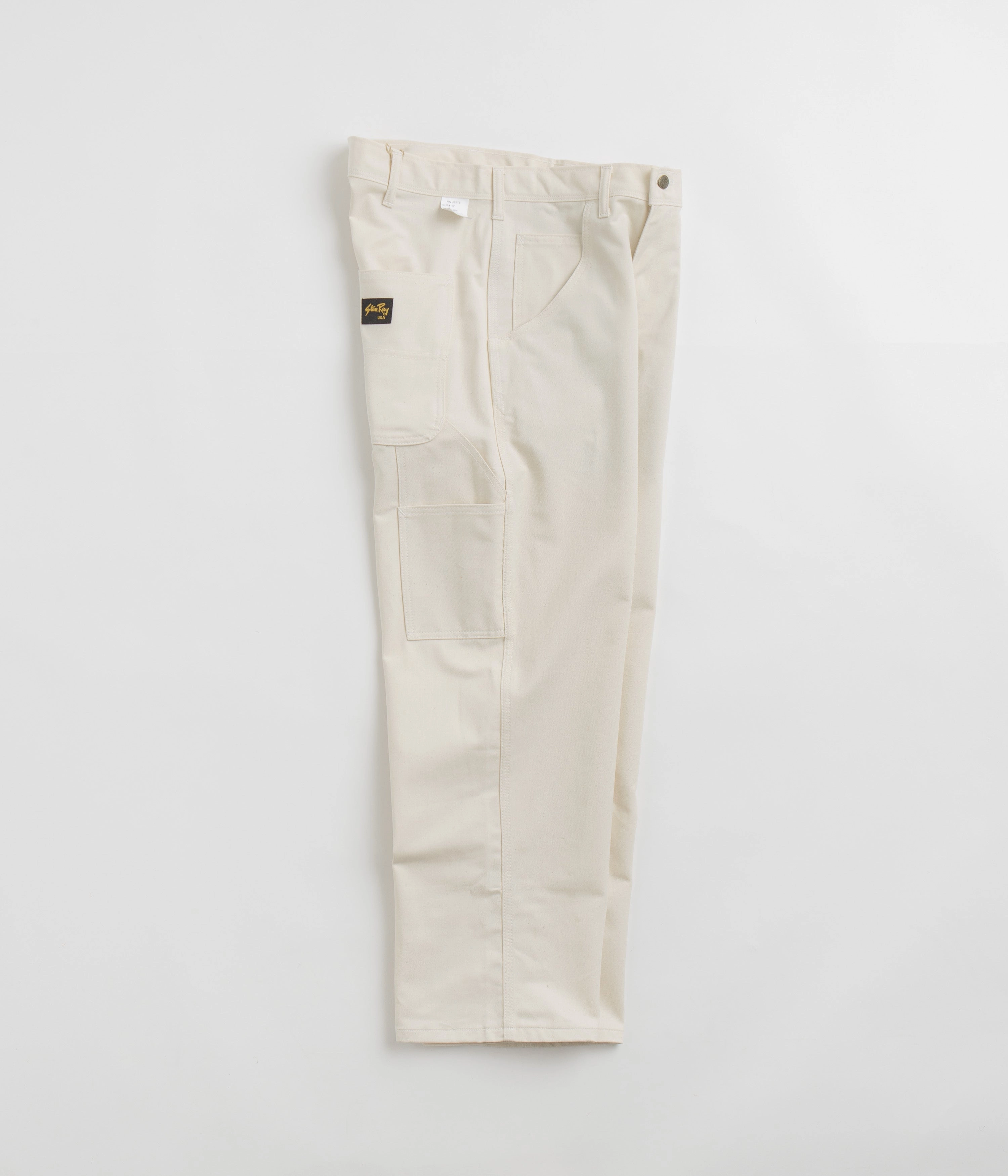 Hidden Pocket System Multi-way wear Stan Ray Big Job Painter Pants - Natural Drill