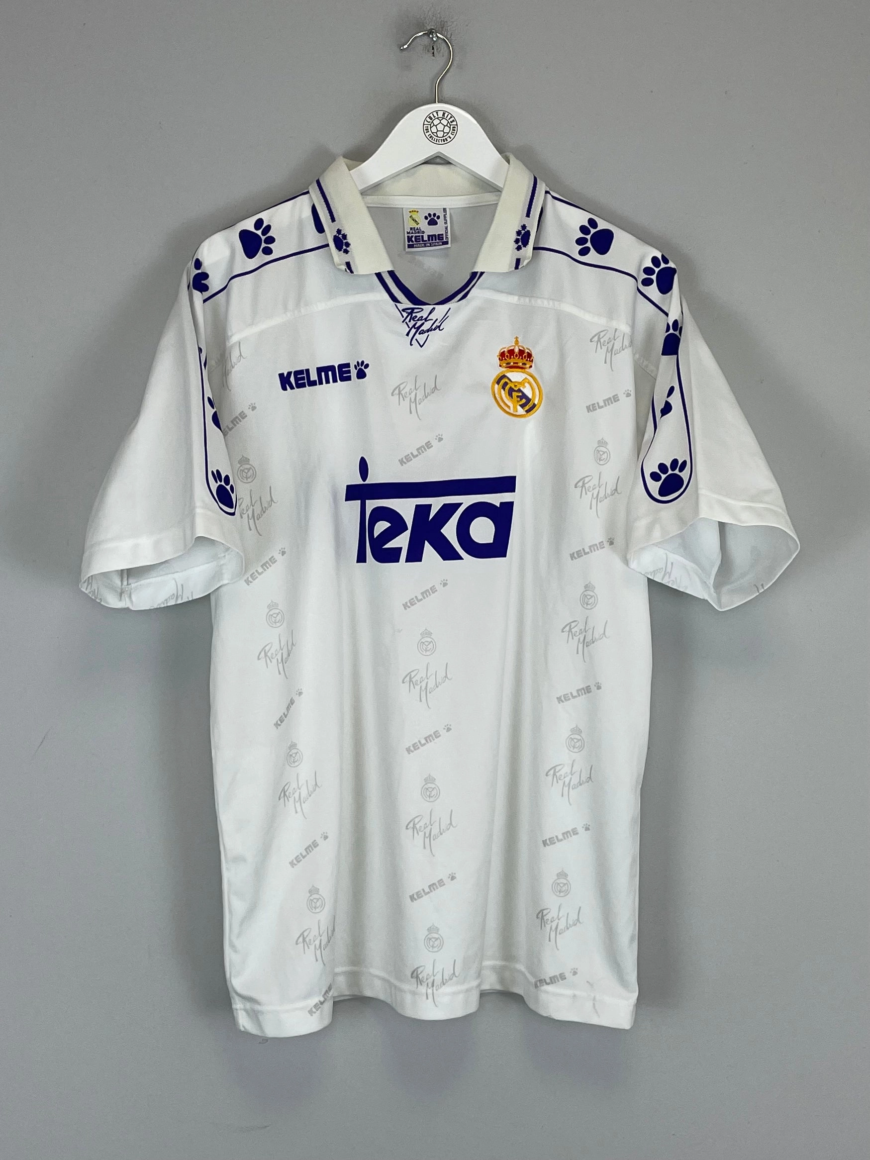 Everyday Wear 1994/96 REAL MADRID HOME SHIRT (XL) KELME