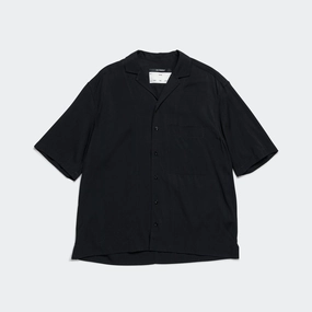 Stretch Fit Technology Corporate Wear SFTM SS Box Shirt - Black Viscose