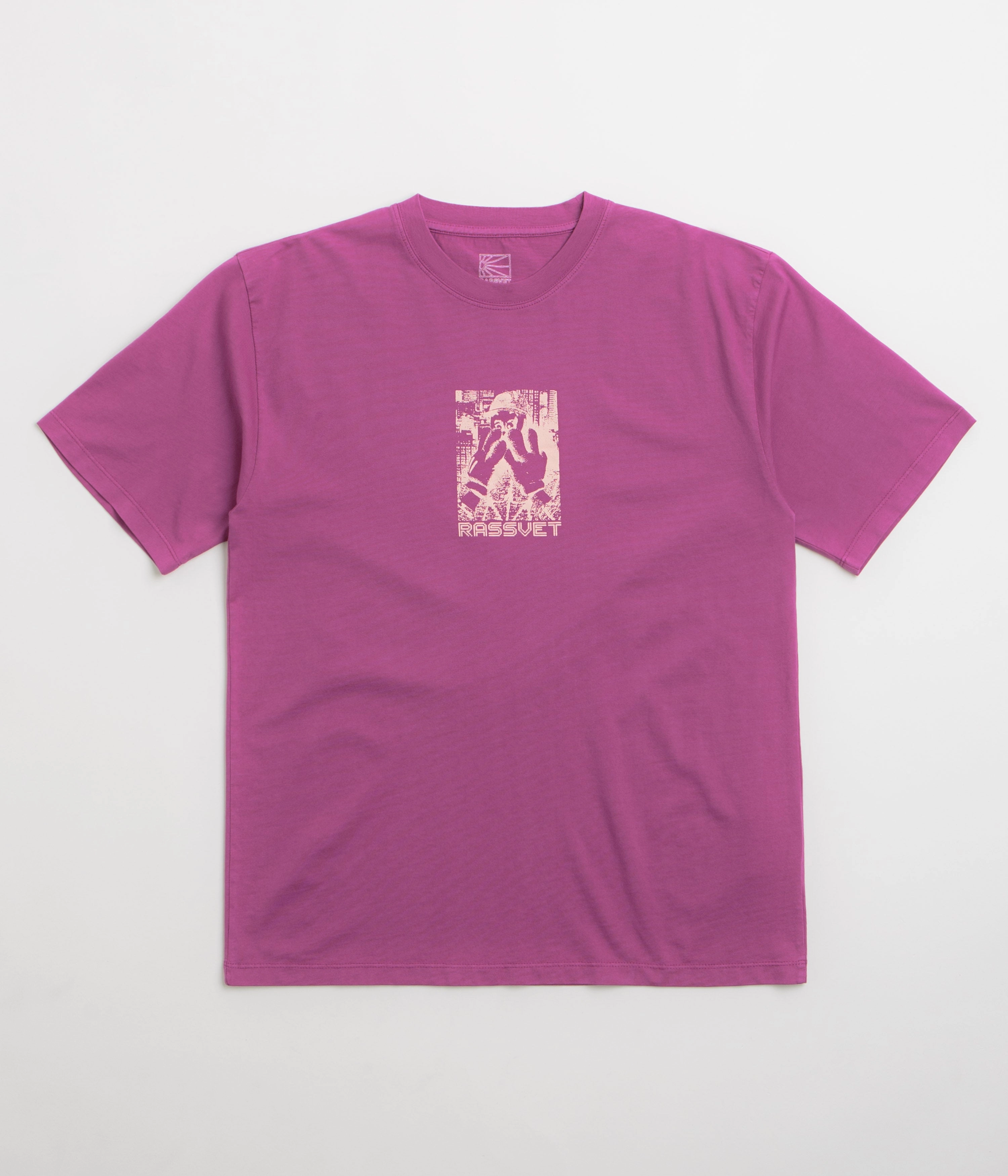 Low Profile Collar Rassvet Captek T-Shirt - Magenta