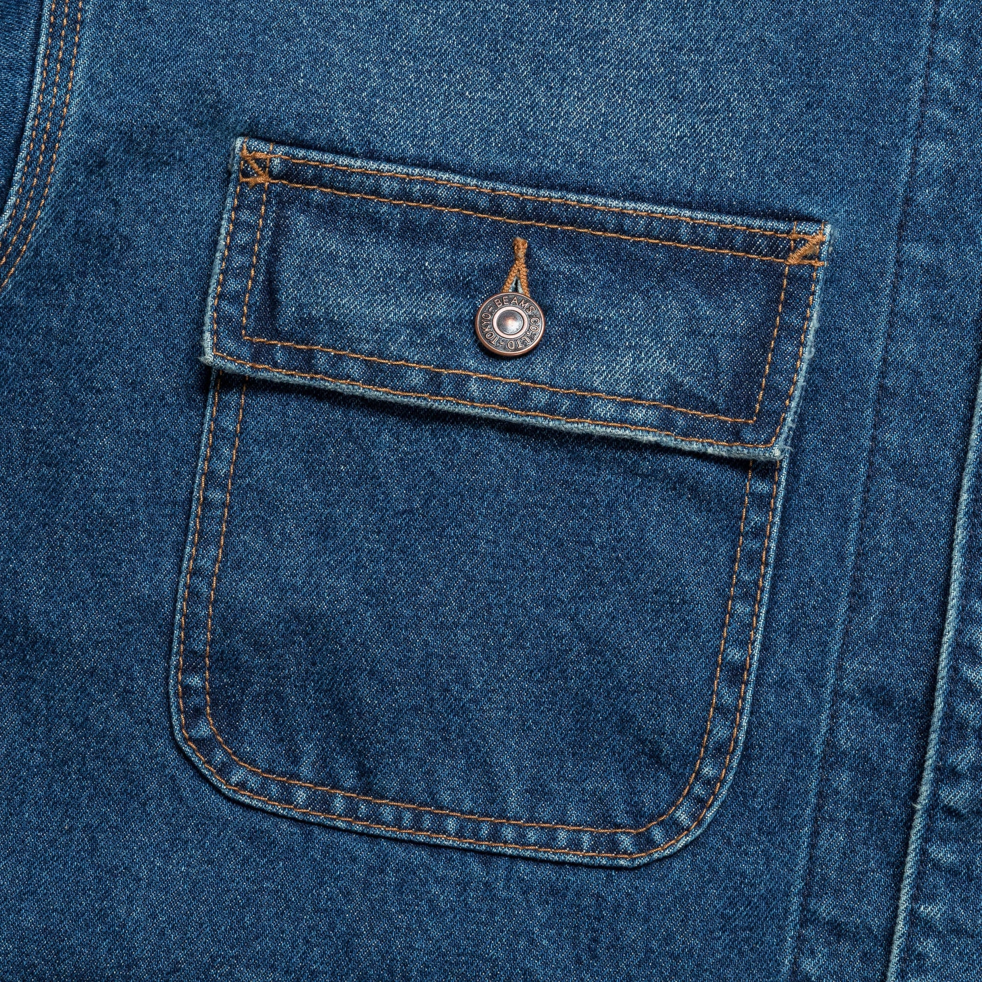 Denim Coverall Jacket - Indigo Durable Coating