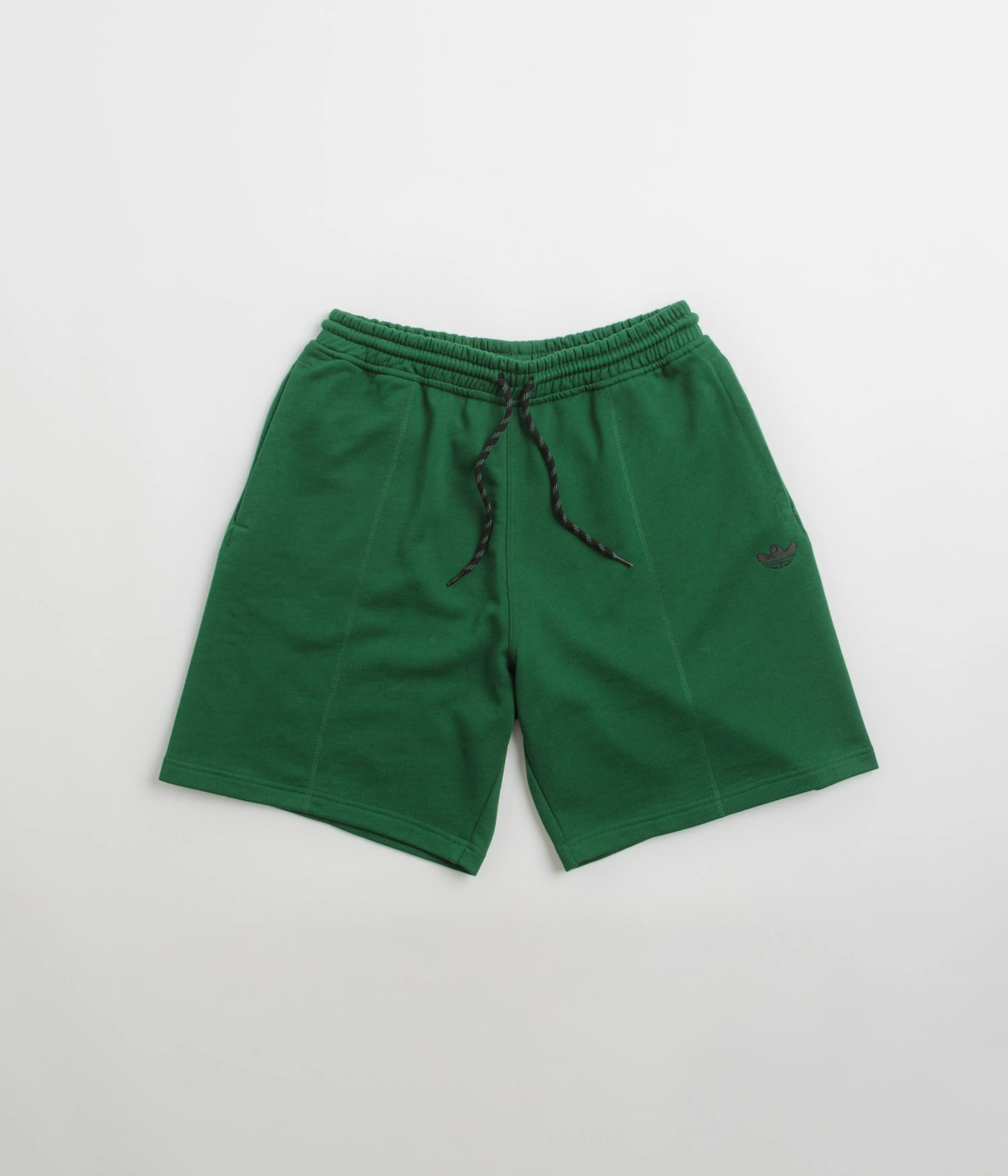 Adidas Shmoofoil Featherweight Shorts - Dark Green / Black Printed Pattern