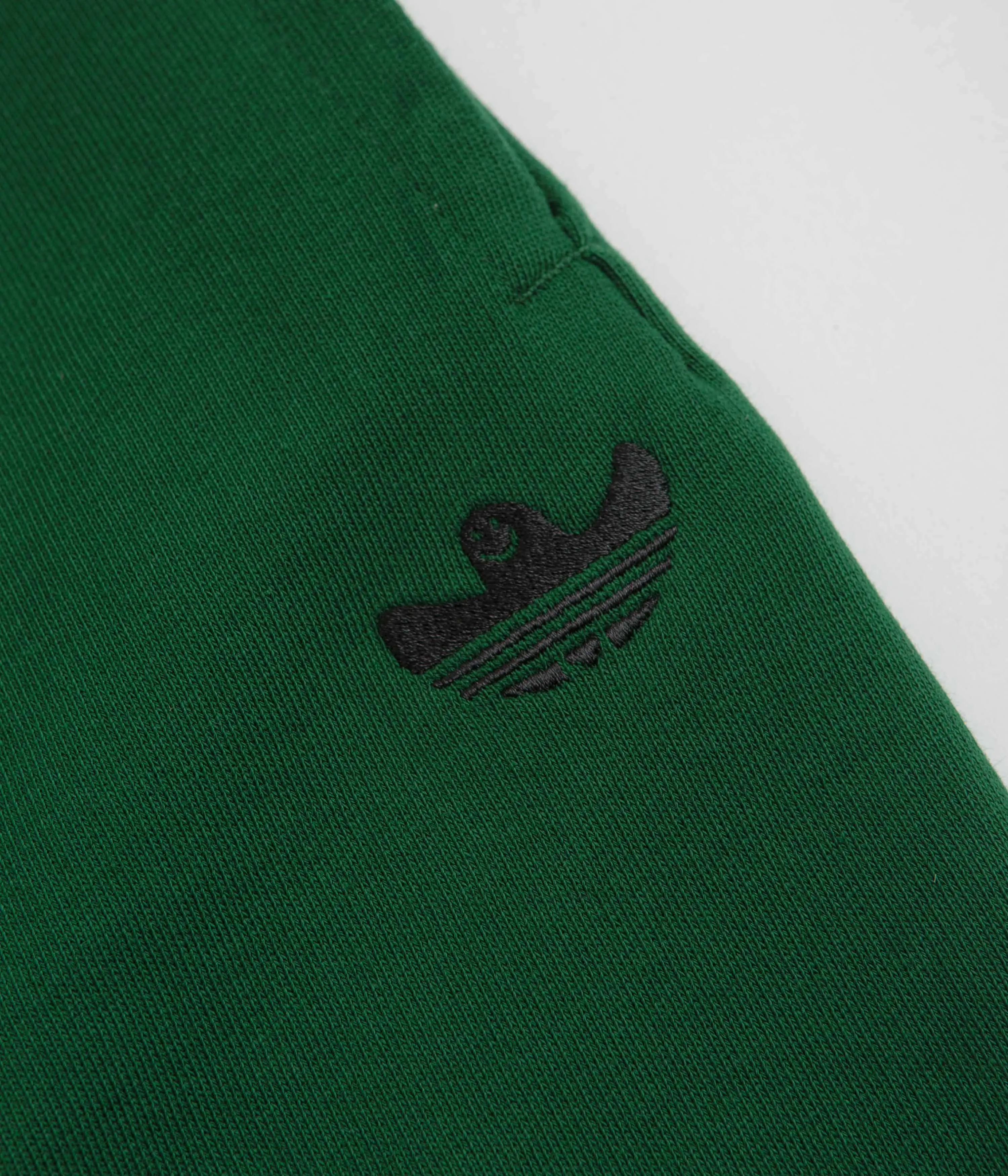 Adidas Shmoofoil Featherweight Shorts - Dark Green / Black Ergonomic Contour Shape Vacation Outfit