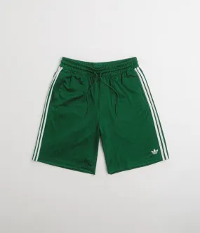 Adidas Skateboarding Classic Shorts - Dark Green / White Reinforced Stress Points
