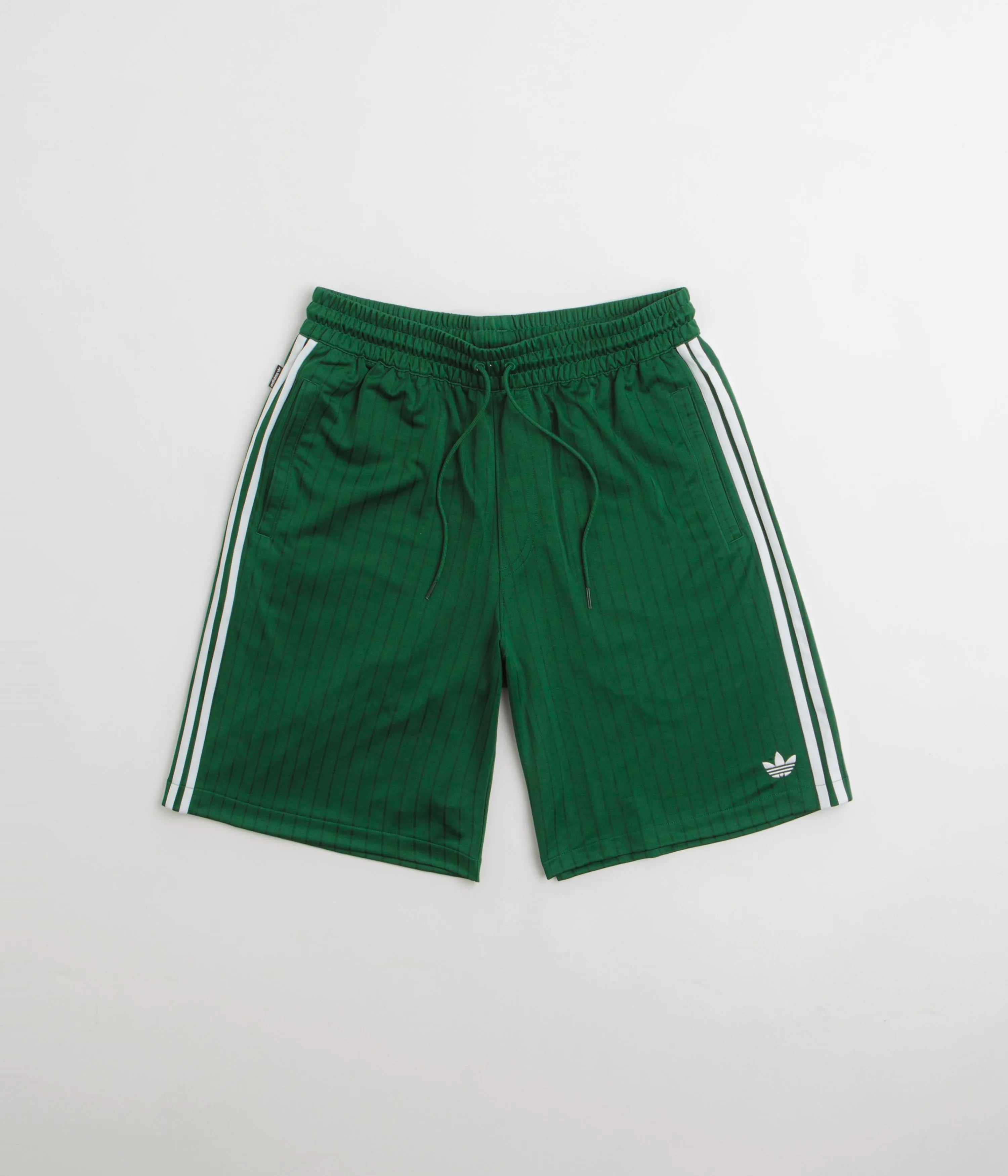 Adidas Skateboarding Classic Shorts - Dark Green / White Reinforced Stress Points
