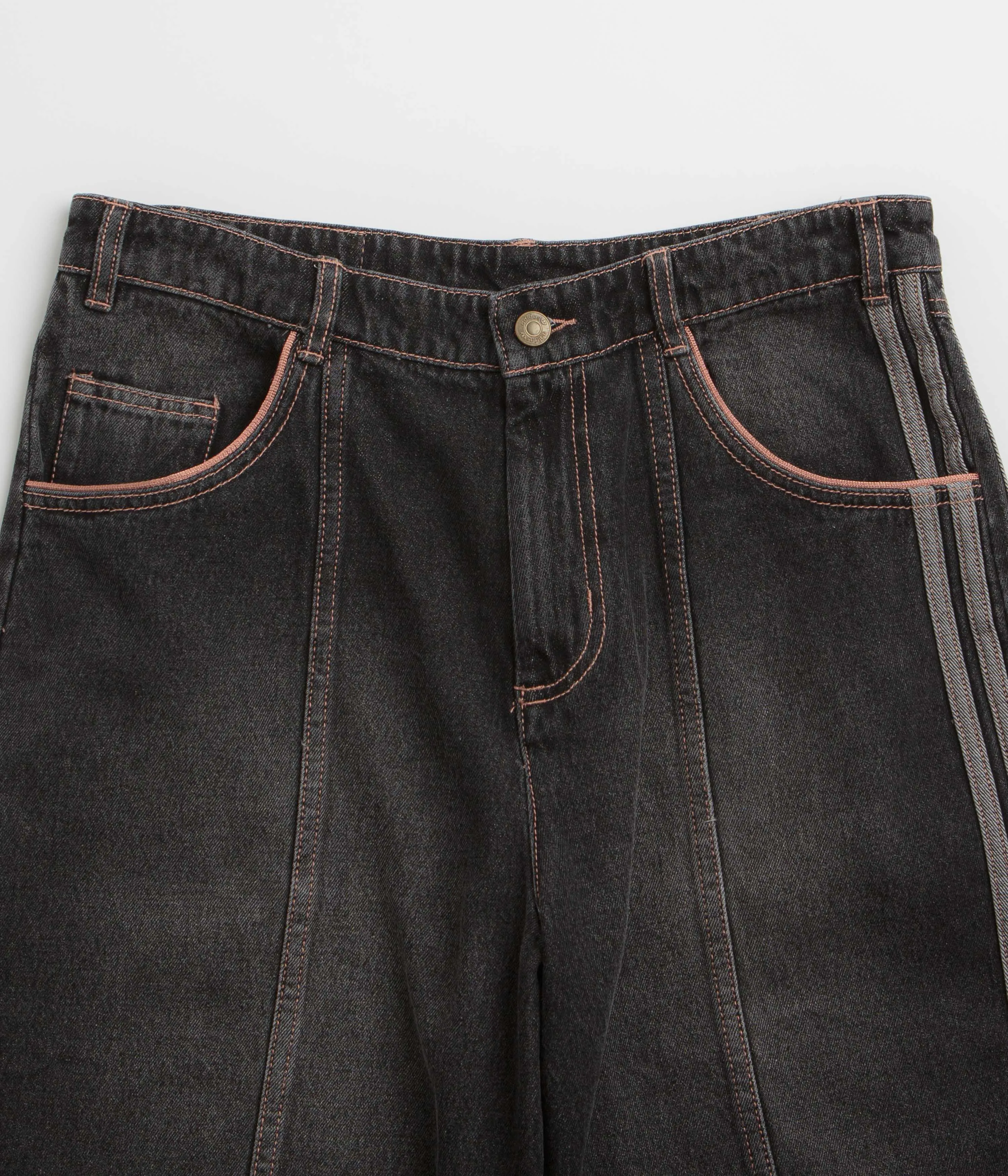 Adidas Tyshawn Denim Shorts - Black Bright Hues