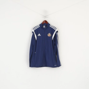 Adidas A.F.C. Men L Sweatshirt Navy Sunderland Football Warm Up Vintage Top product luxury indulgence Sports Wear