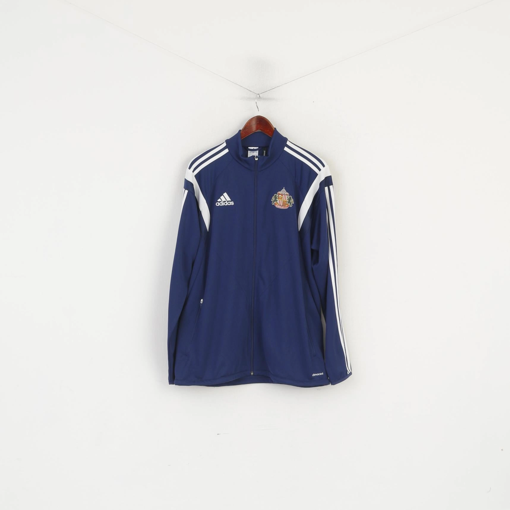 Adidas A.F.C. Men L Sweatshirt Navy Sunderland Football Warm Up Vintage Top product luxury indulgence Sports Wear