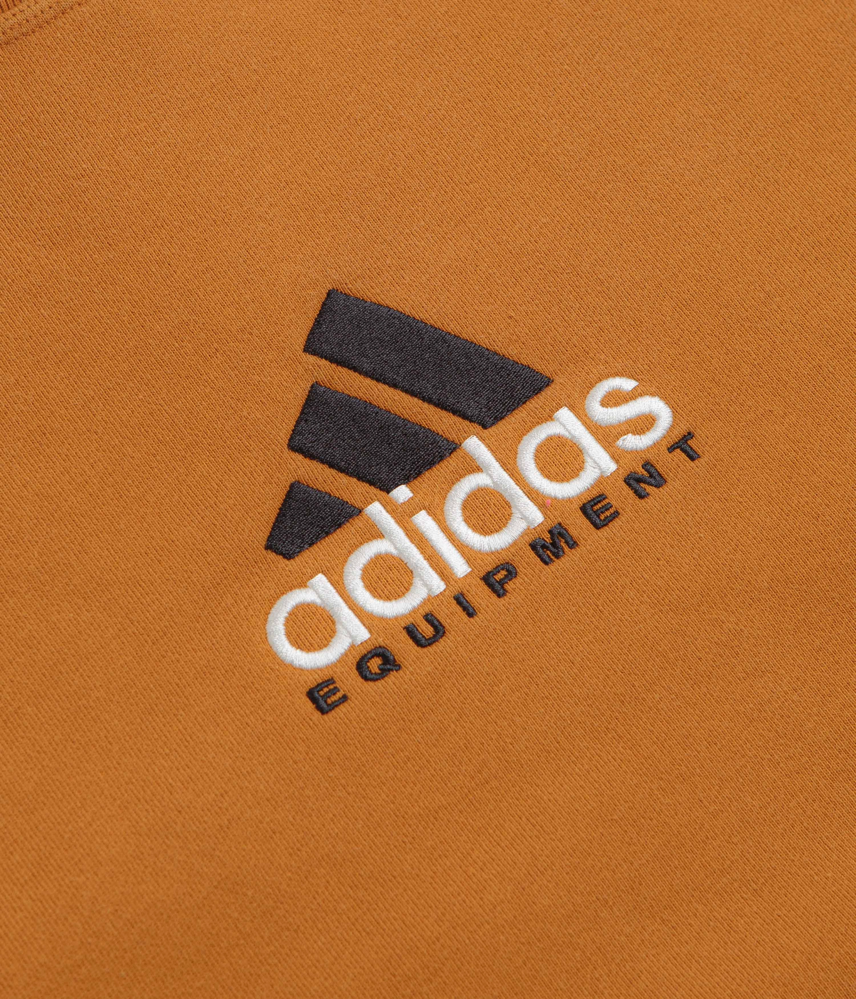 Regular Fit product sporty appeal Adidas EQT Washed Crewneck Sweatshirt - Craft Ochre