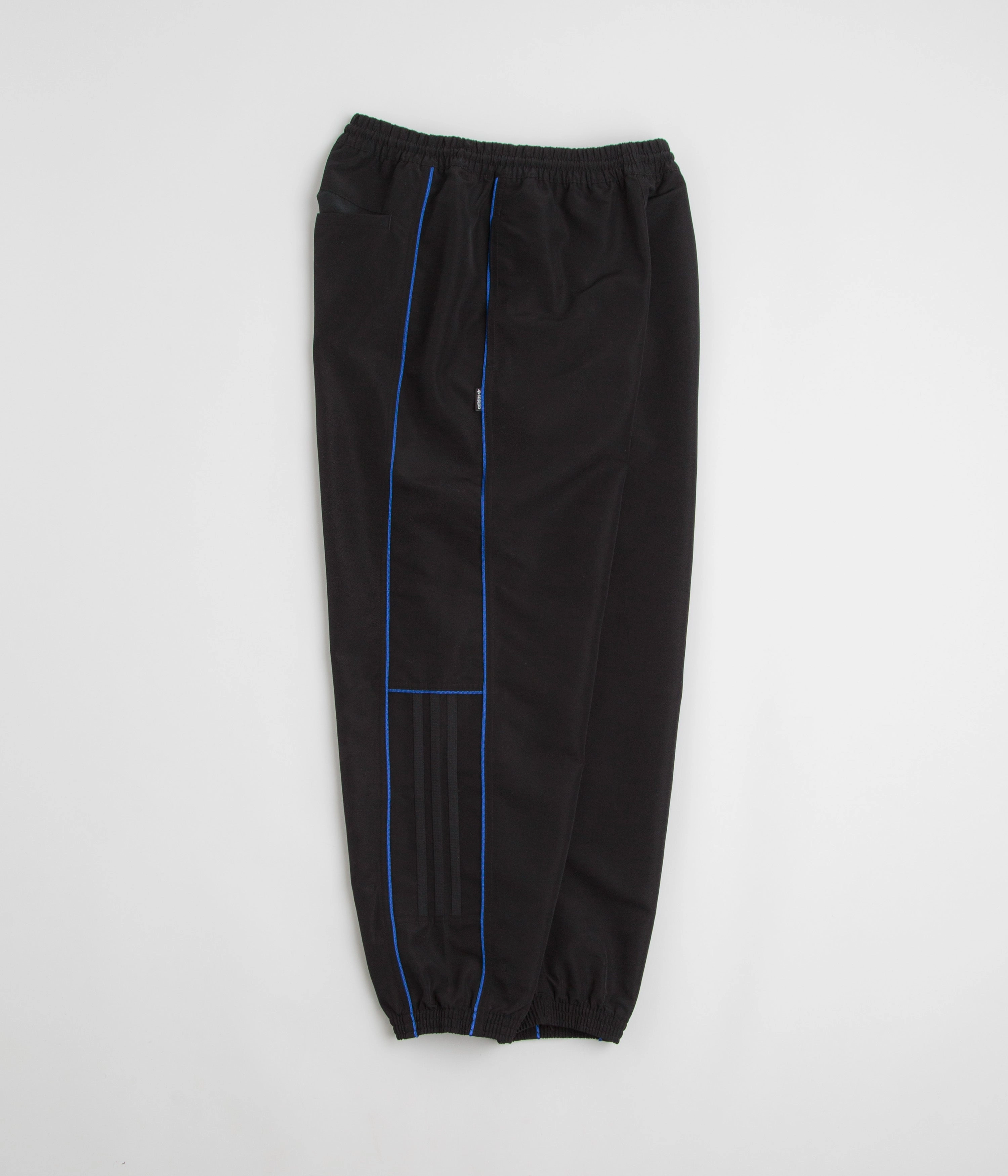 Sustainable Material Blend Travel-Ready Adidas Gazelle Premiere Track Pants - Black / White / Team Royal Blue