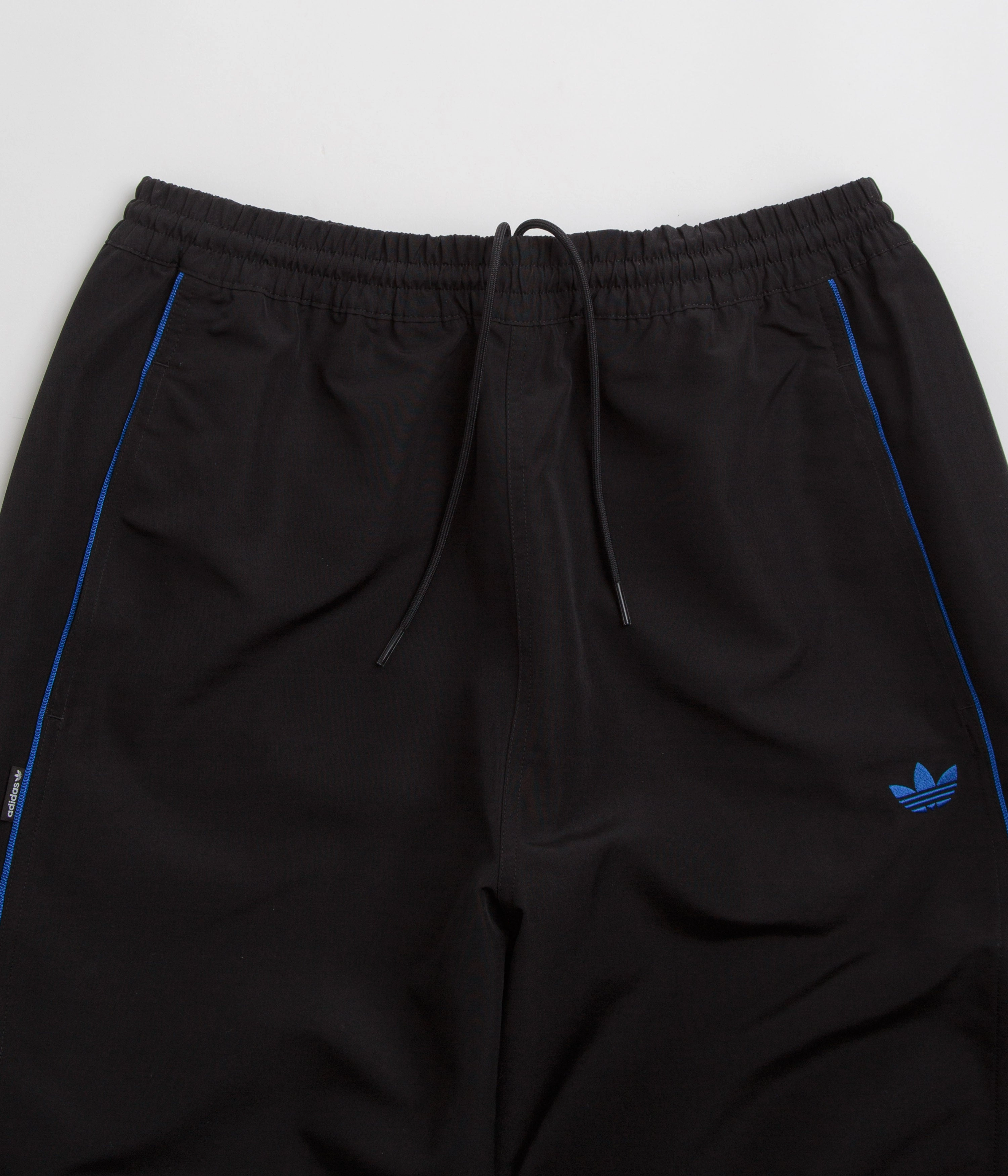 premium fabric Performance Fit Adidas Gazelle Premiere Track Pants - Black / White / Team Royal Blue