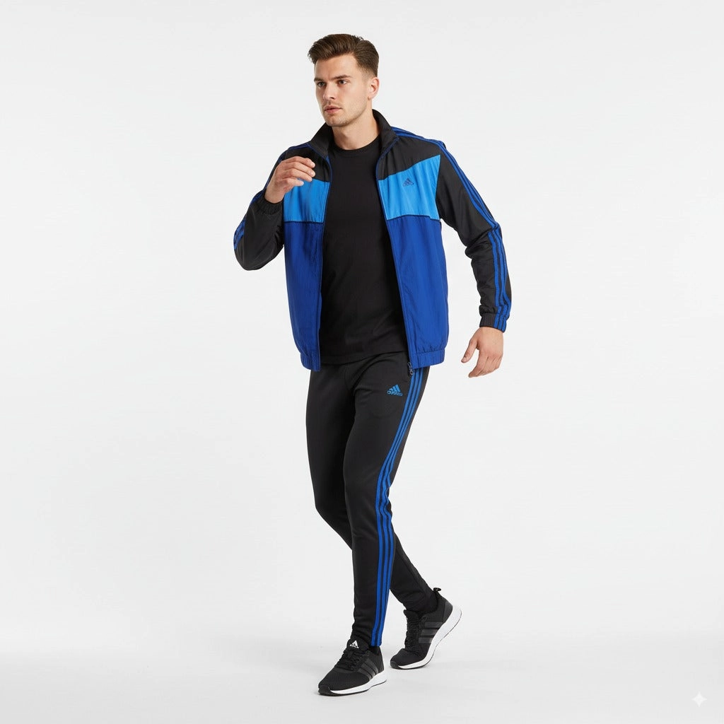 Adidas Men M Jacket Blue Sportswear Zip Up Football Vintage 2008 Track Top Procedure