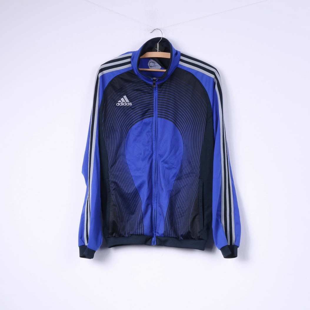old people product recommendation Adidas Mens 38/40 M Sweatshirt Full Zipper Sportswear Top Jumper
