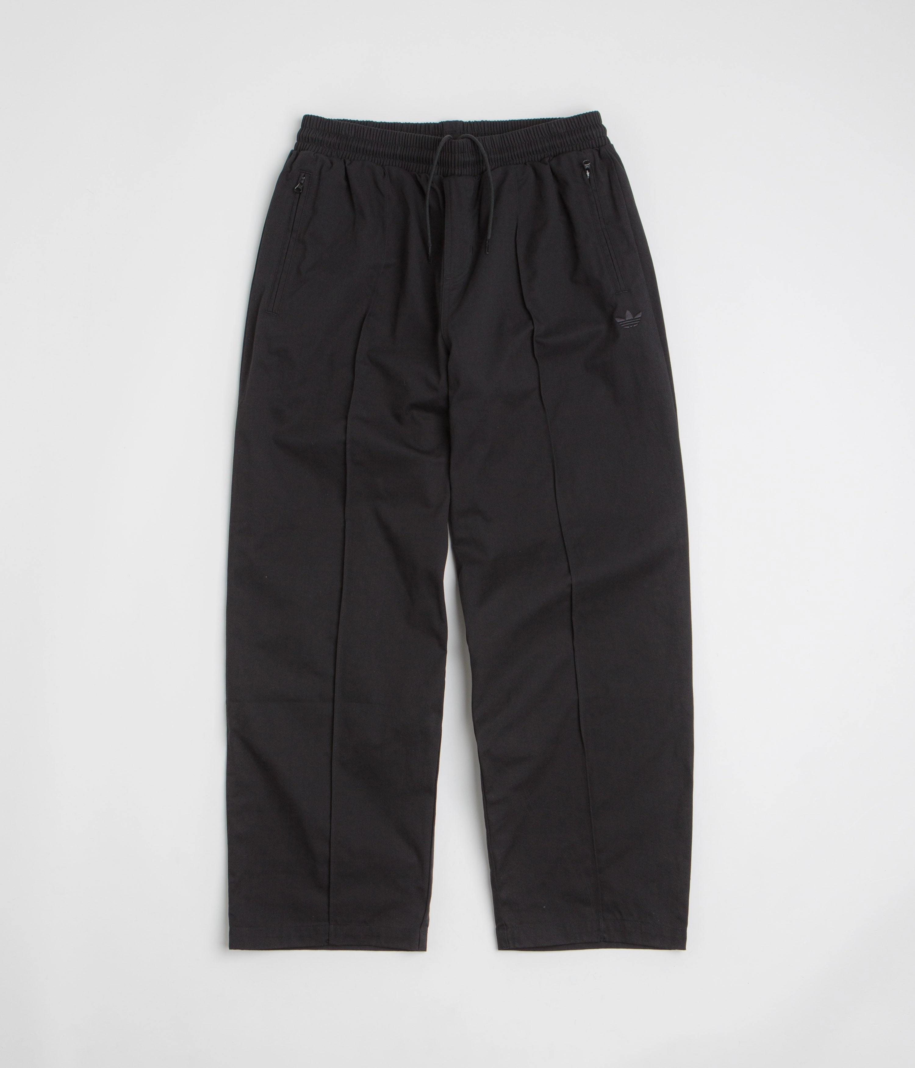 Adidas Pintuck Pants - Black / Black / Black Comfort Stretch Chic Look