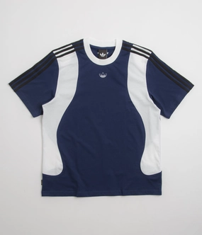 Adidas Tyshawn T-Shirt - Dark Blue / White Perfect for Workouts