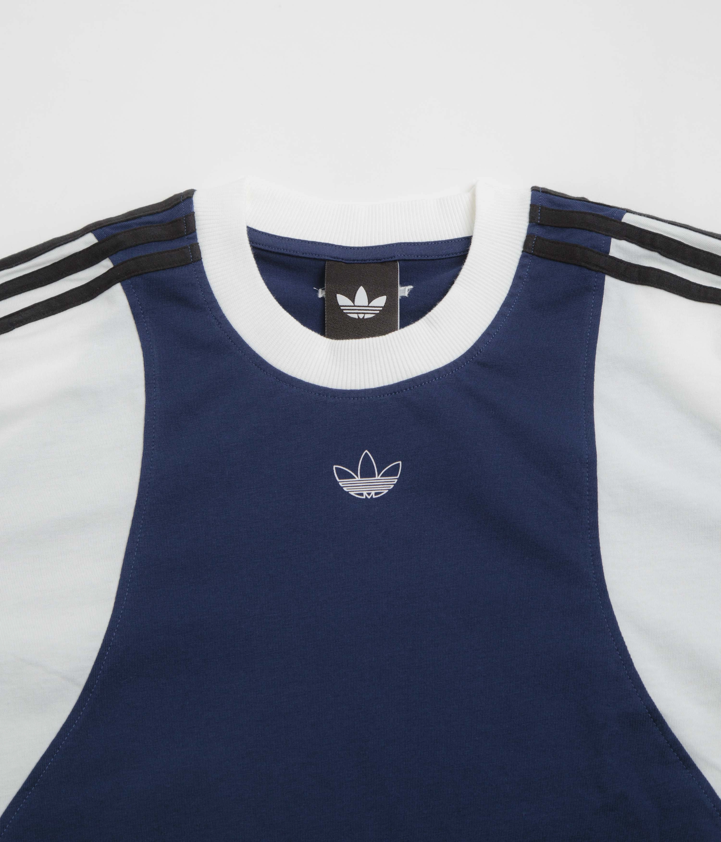 Adidas Tyshawn T-Shirt - Dark Blue / White Comfy and Versatile