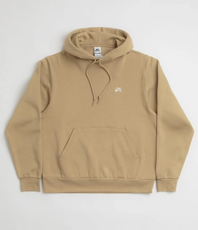 Nike SB Essential Small Logo Hoodie - Parachute Beige / White Neutral Tones Fashion Feel