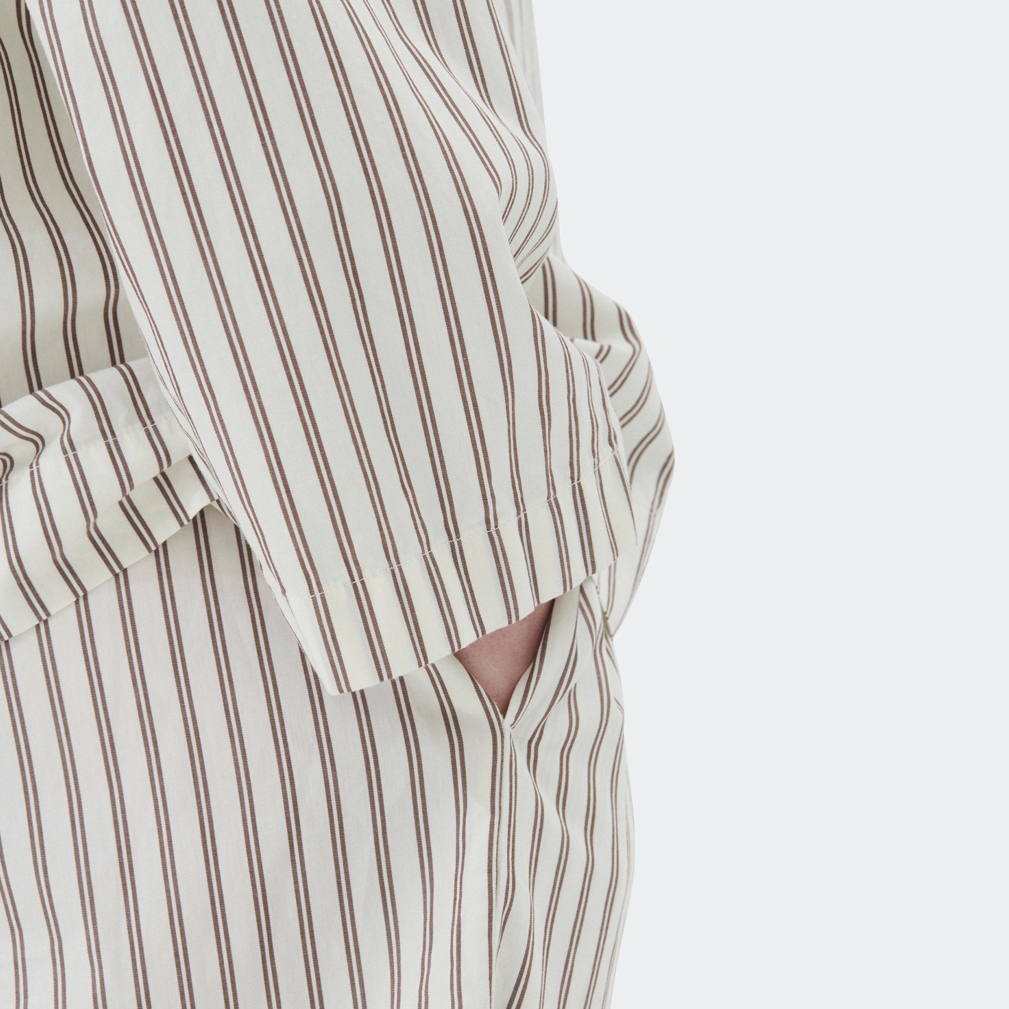 Pyjama Pants - Hopper Stripes Cotton Poplin Relaxed Design Wear Metallic accents