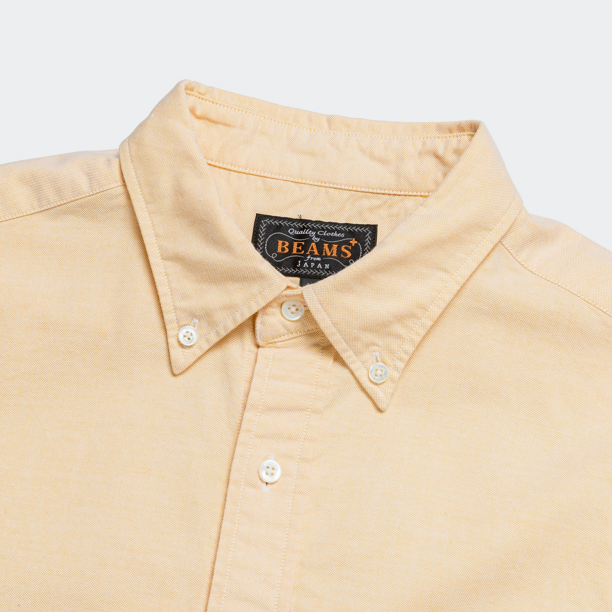 Eye-Catching Pattern B.D. Oxford Shirt - Yellow
