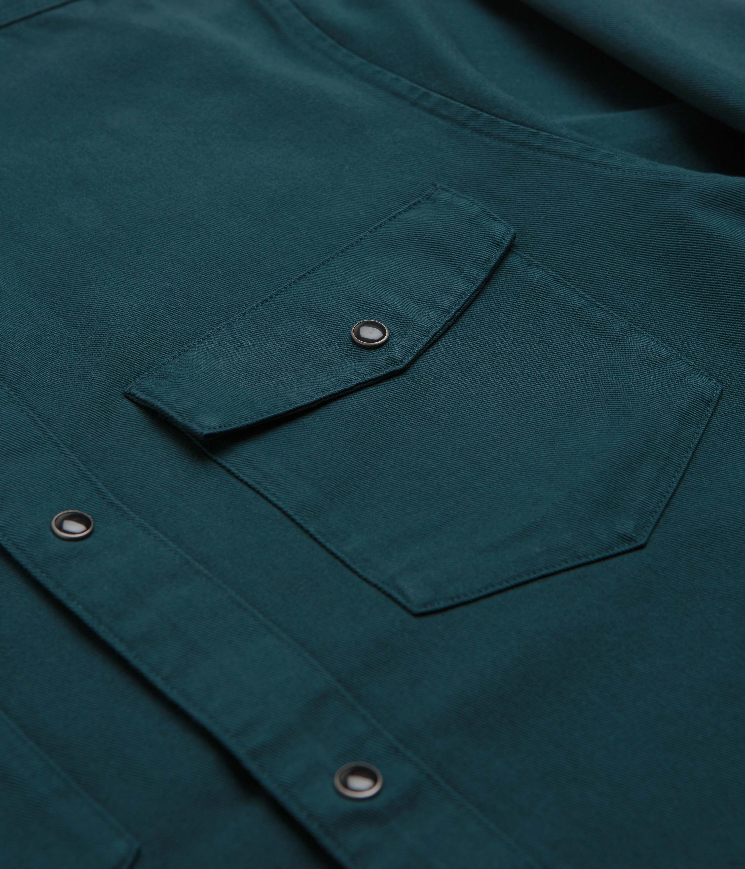 Carhartt Santa Fe Shirt - Deep Lagoon Button Down Design