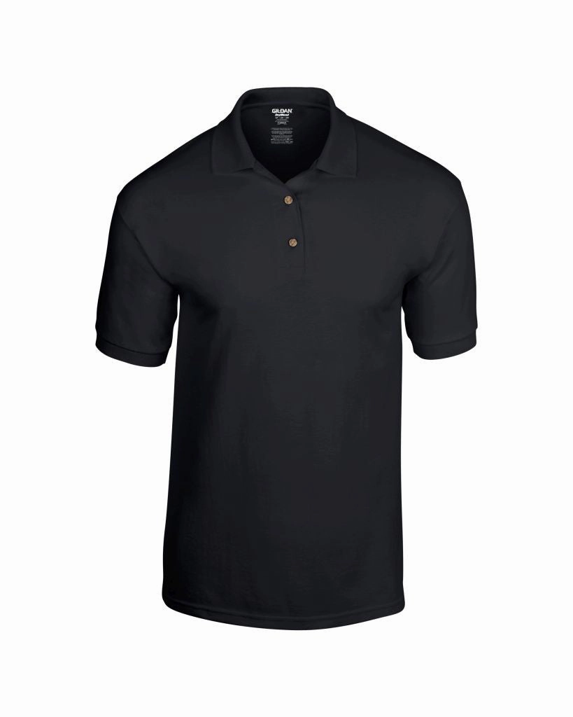 Fashionable Comfort Office Appropriate Adult Jersey Polo | BLACK