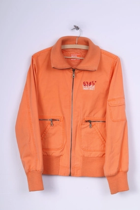 Crazy World Womens L 40/42 Jacket Lightweight Full Zipper Jungle Mode Cotton 2 Pocket Top Limited Edition Method