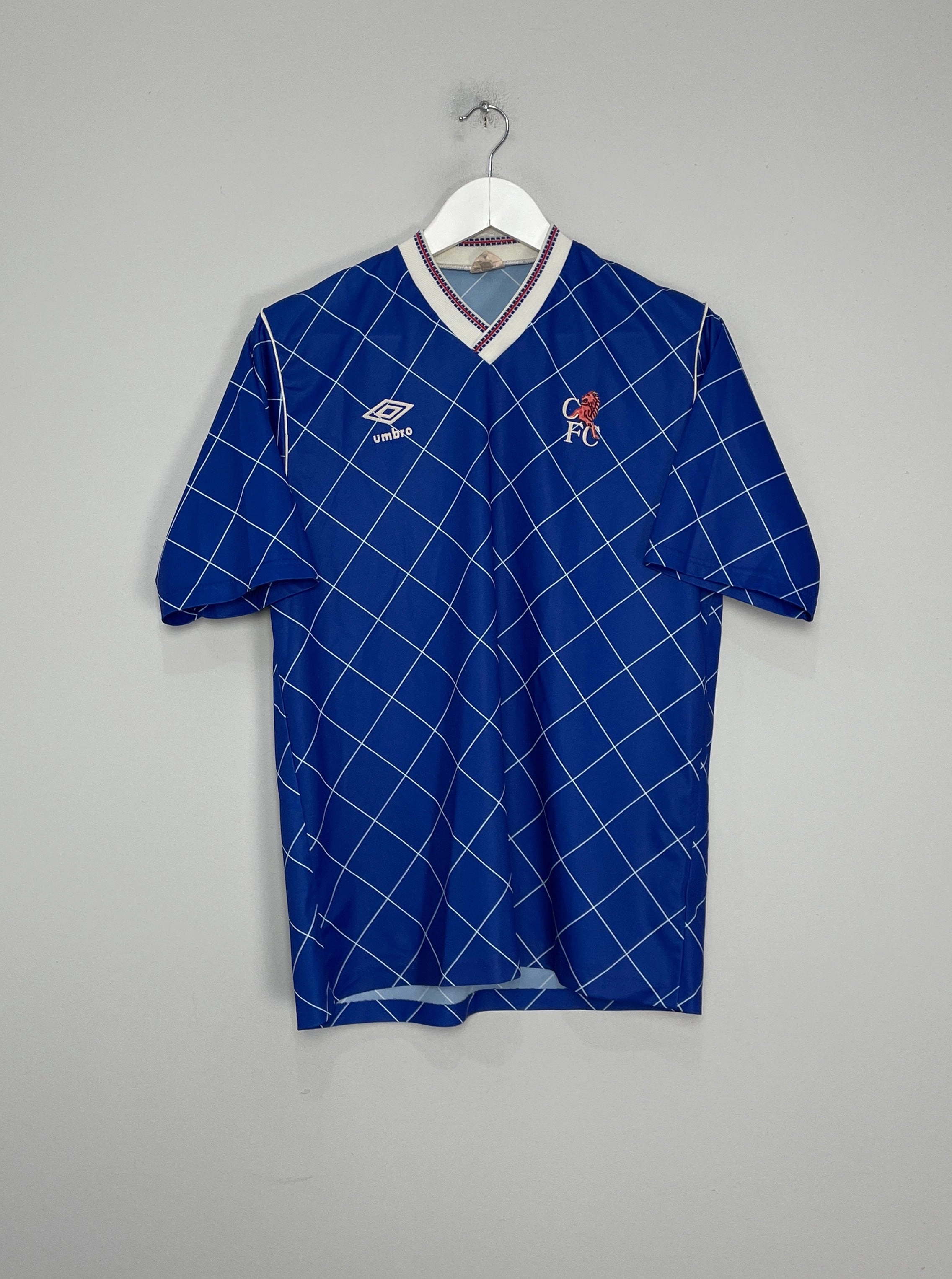 1987/89 CHELSEA HOME SHIRT (M) UMBRO Stretch Comfort