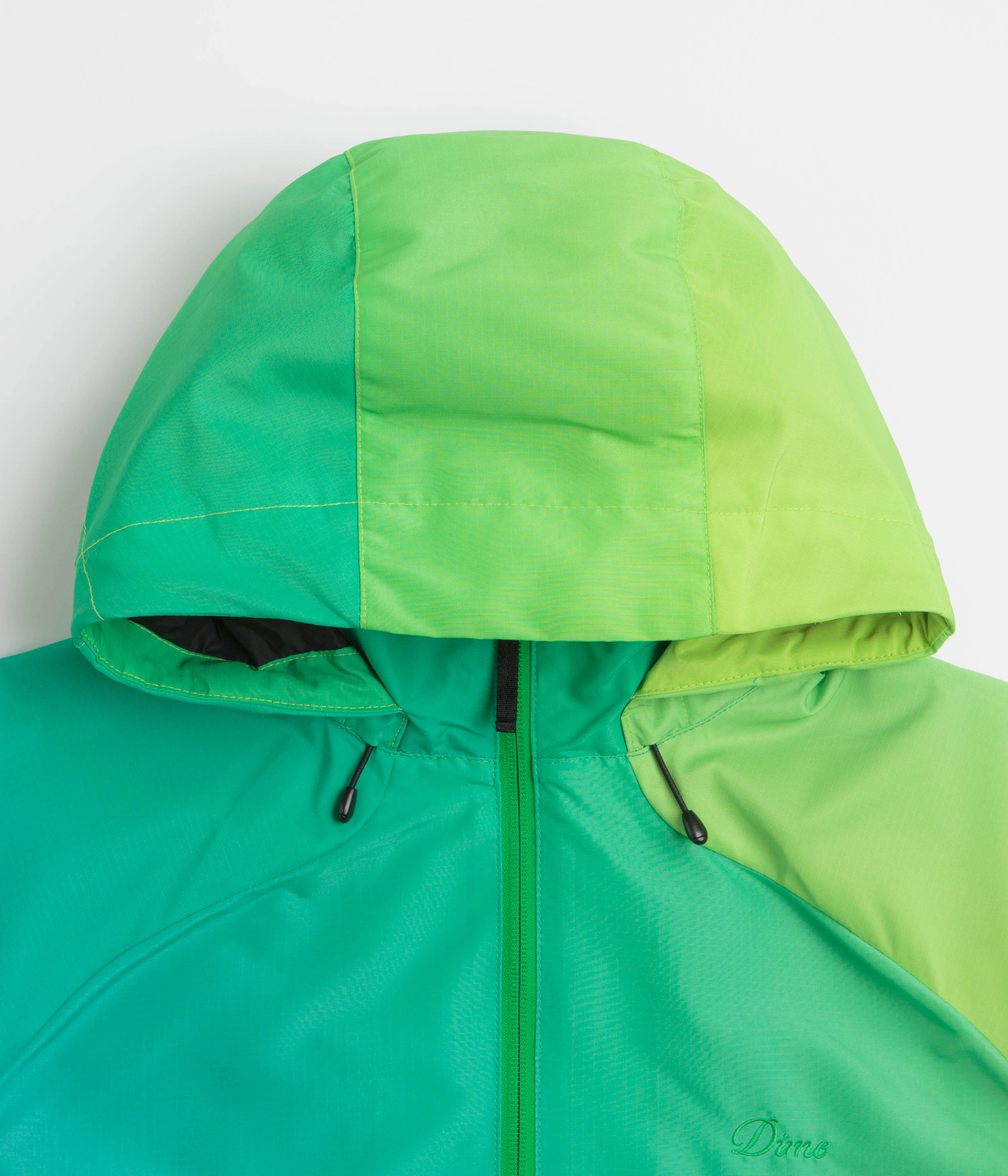 Urban Fit Wilderness Ready Dime Gradient Windbreaker Jacket - Green