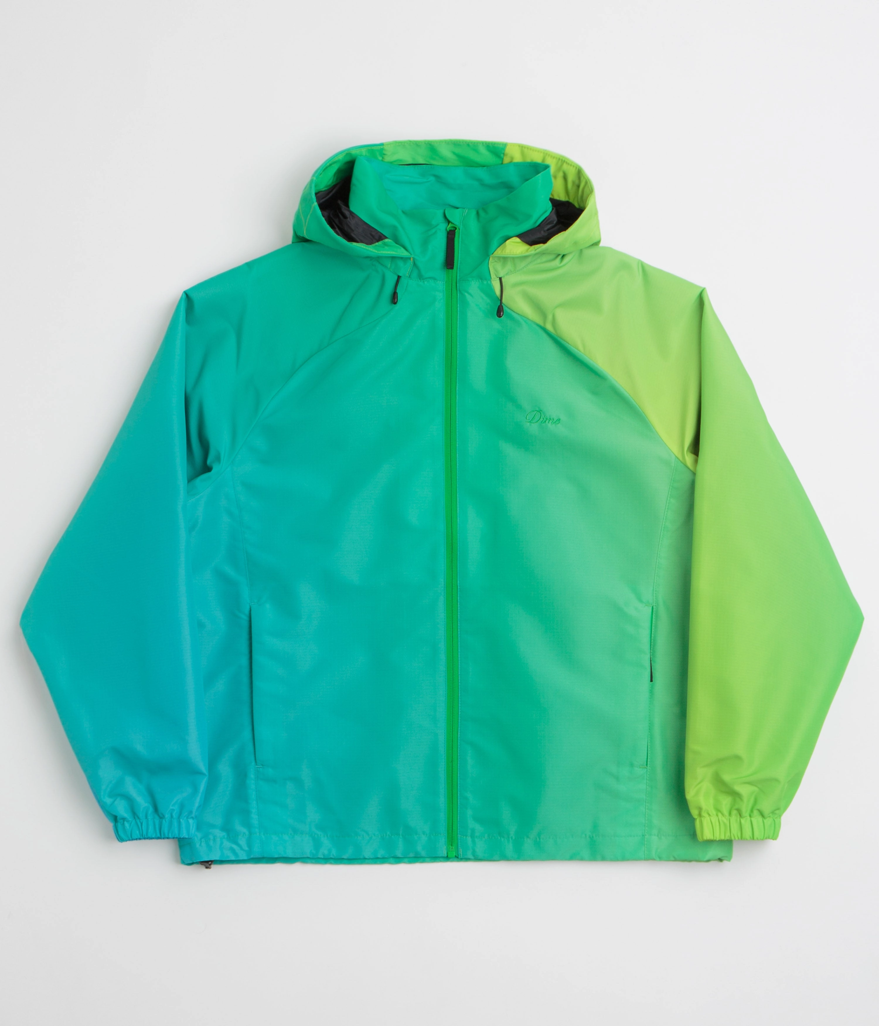 Storm Ready Dime Gradient Windbreaker Jacket - Green