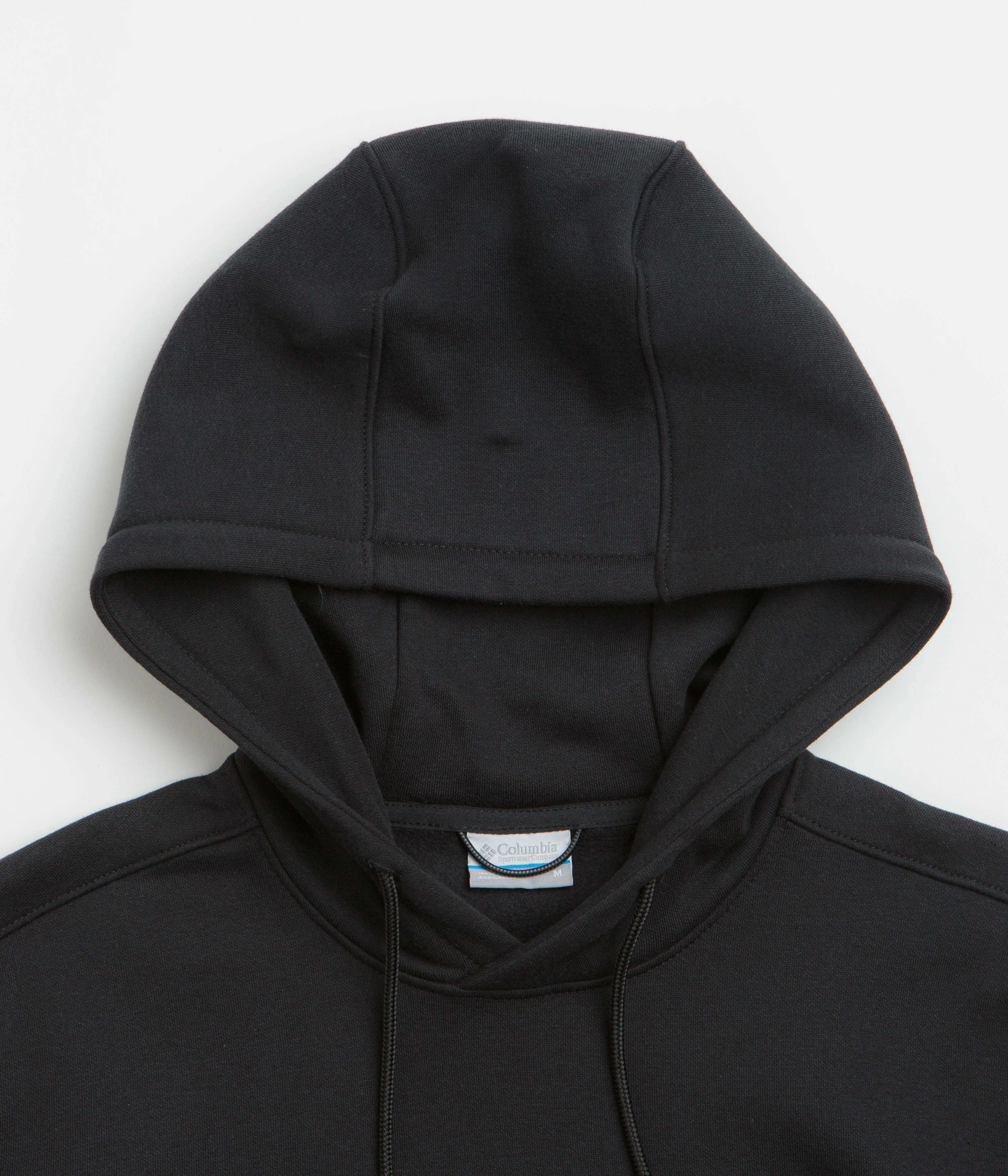 Columbia Meridian Creek Graphic Hoodie - Black / Branded Blanket Zippered Pockets