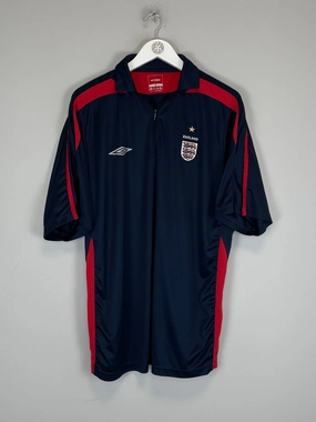 2008/09 ENGLAND 1/4 ZIP (XXL) UMBRO All Weather Adapt Fabric