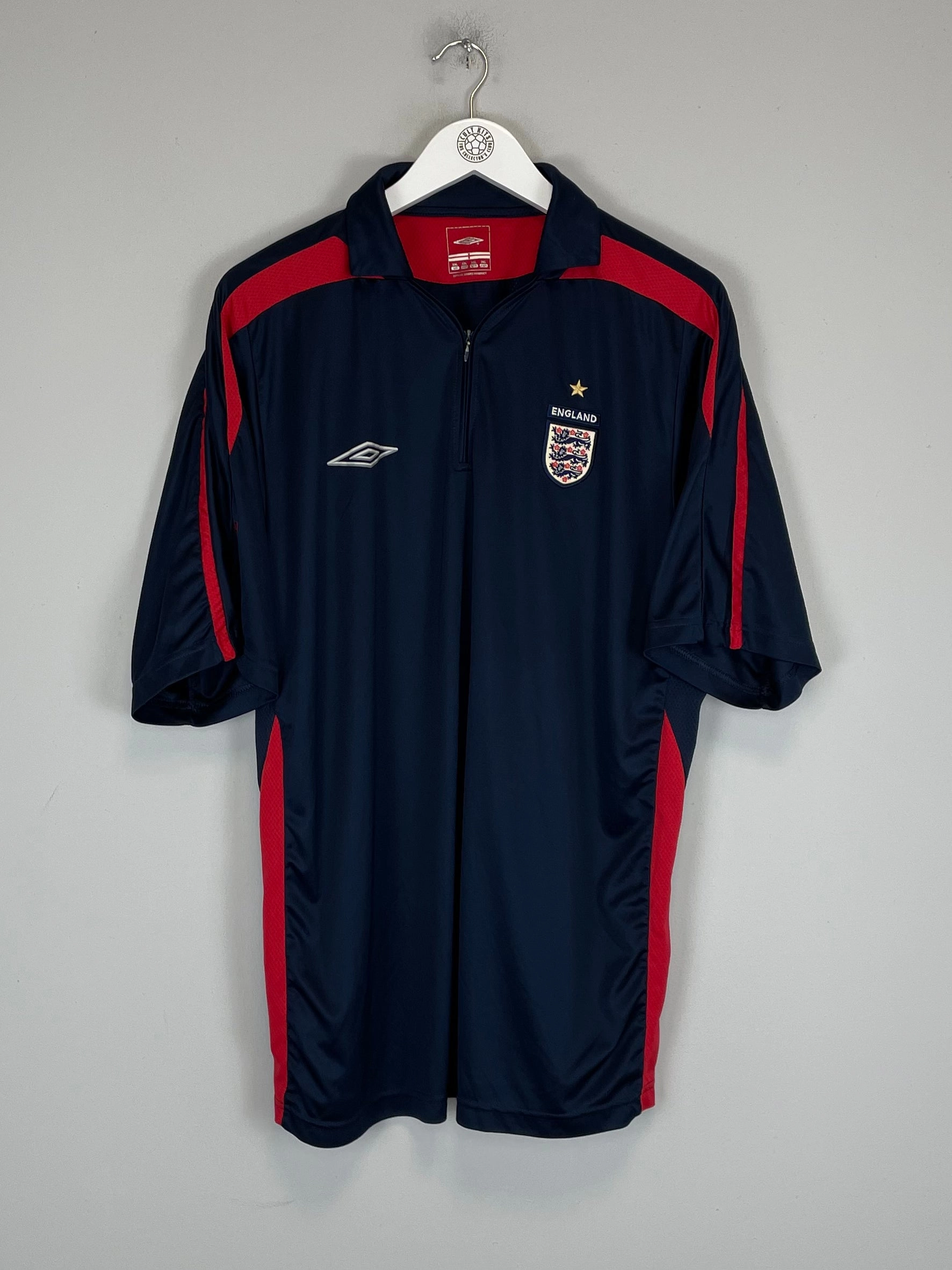 2008/09 ENGLAND 1/4 ZIP (XXL) UMBRO All Weather Adapt Fabric
