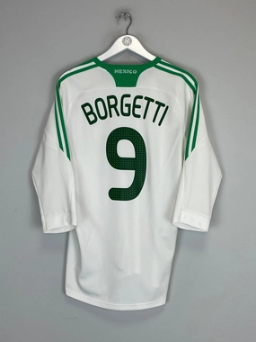 2008/09 MEXICO BORGETTI #9 AWAY SHIRT (L) ADIDAS All Season Comfortable fit