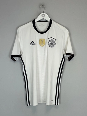 Taped Shoulder Seams 2015/16 GERMANY HOME SHIRT (M) ADIDAS