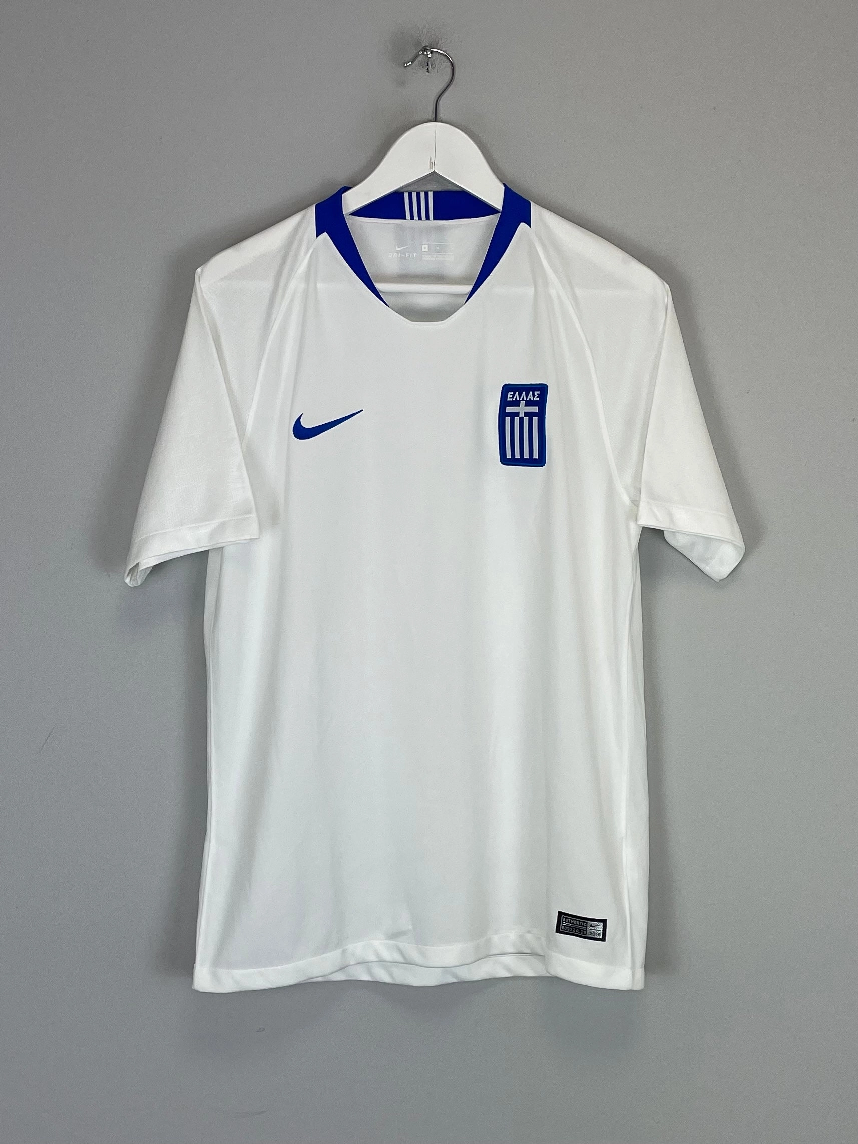 High Compression Support Adaptive Fit System 2018/19 GREECE HOME SHIRT (M) NIKE