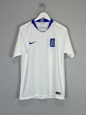High Compression Support Adaptive Fit System 2018/19 GREECE HOME SHIRT (M) NIKE