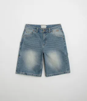 Bold Patterns Water Repellent Finish Dime Classic Denim Shorts - Sandblasted Indigo