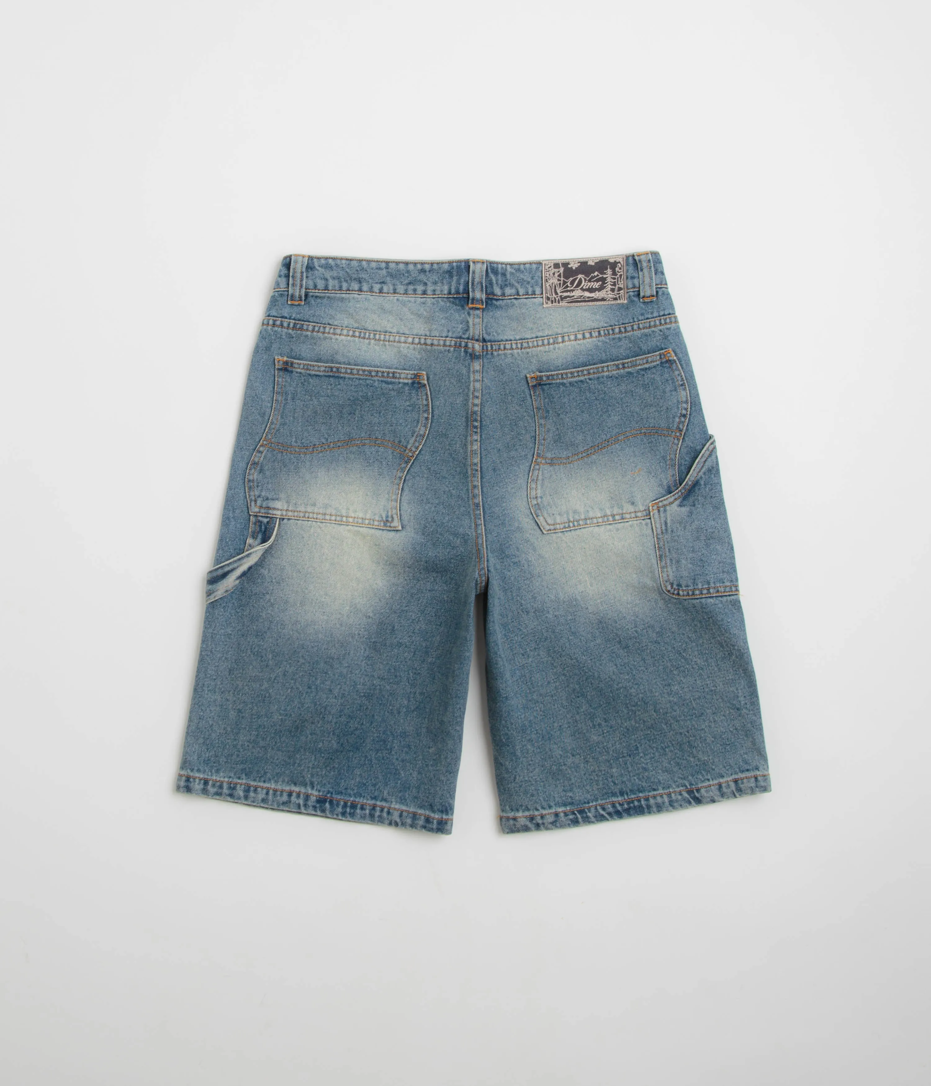 Dime Classic Denim Shorts - Sandblasted Indigo Noise Free Operation Design Unisex Design