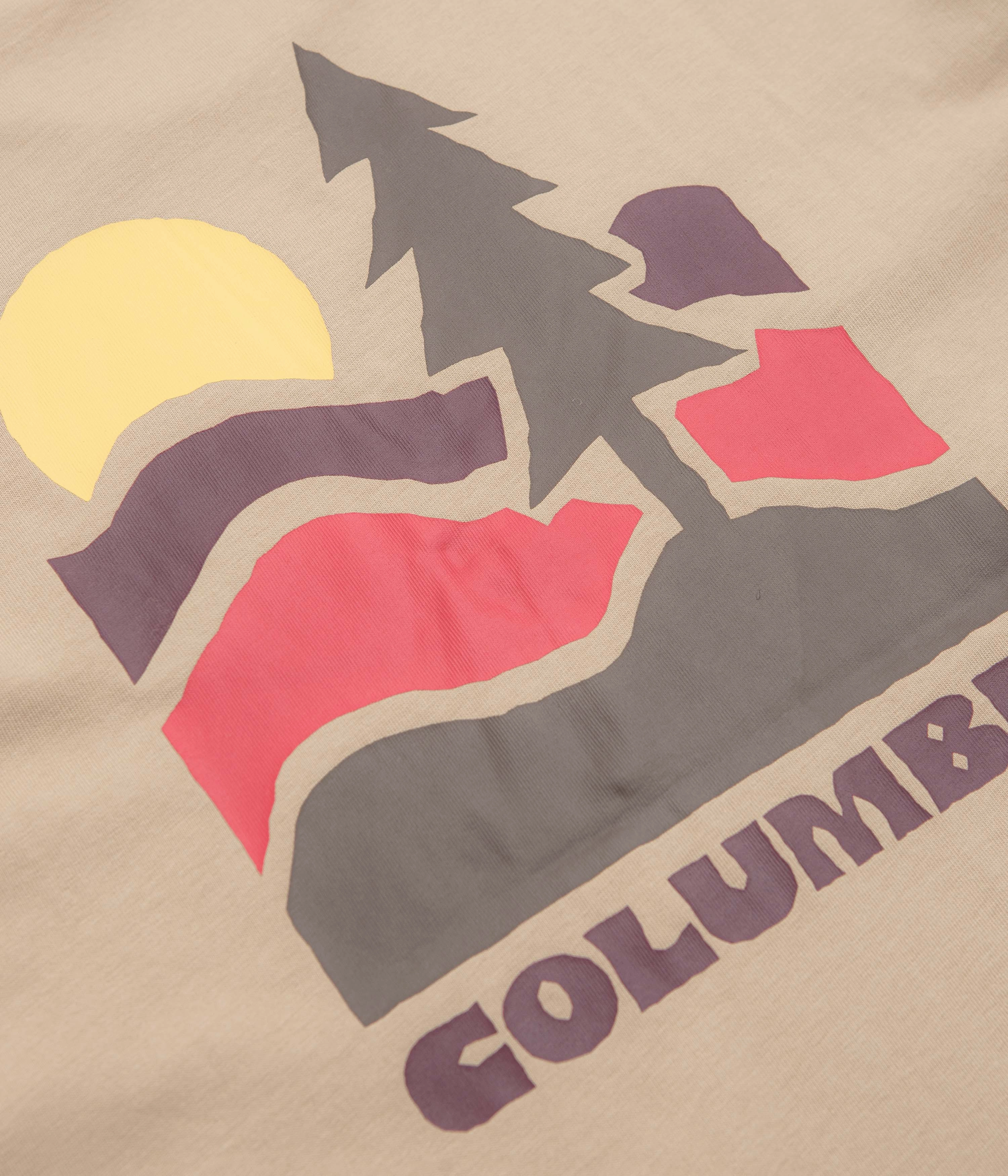 Columbia Explorers Canyon Back T-Shirt - Canoe / Get Hiked Chic and Cozy Wear Everyday Wear