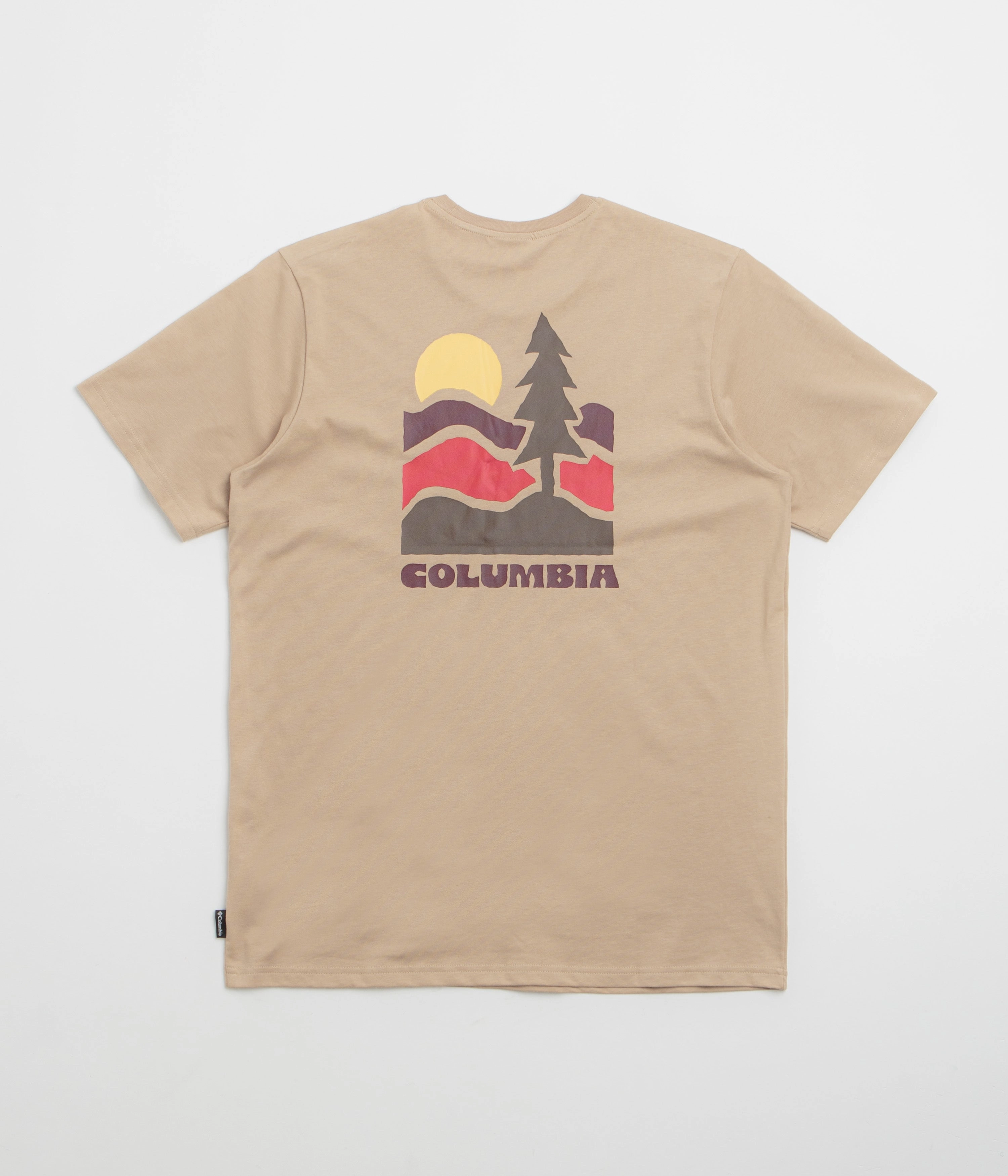 Relaxed Comfort Fit Classic Cut Columbia Explorers Canyon Back T-Shirt - Canoe / Get Hiked