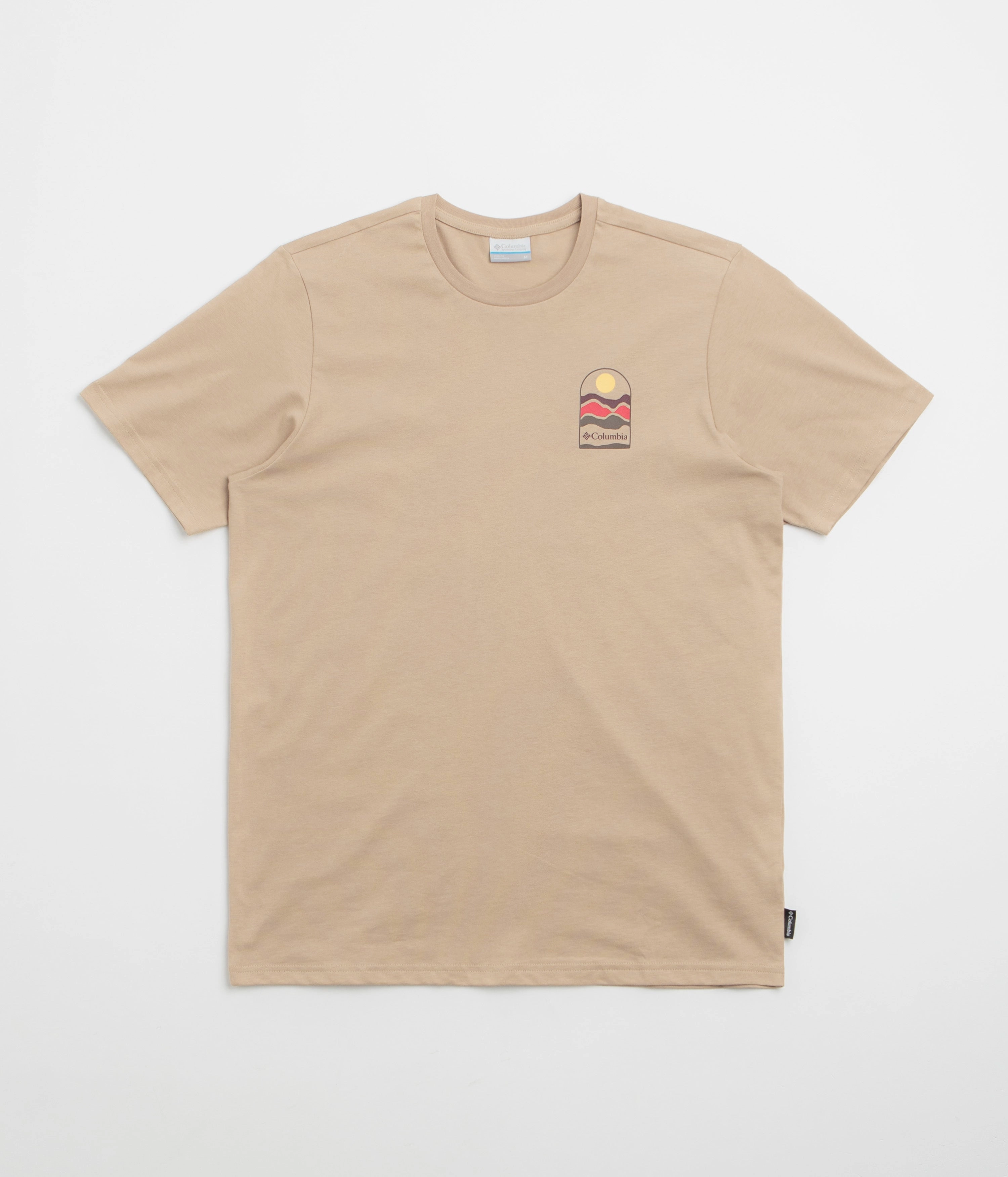 BreathableMeshLining SoftenedTexturedWeave Columbia Explorers Canyon Back T-Shirt - Canoe / Get Hiked